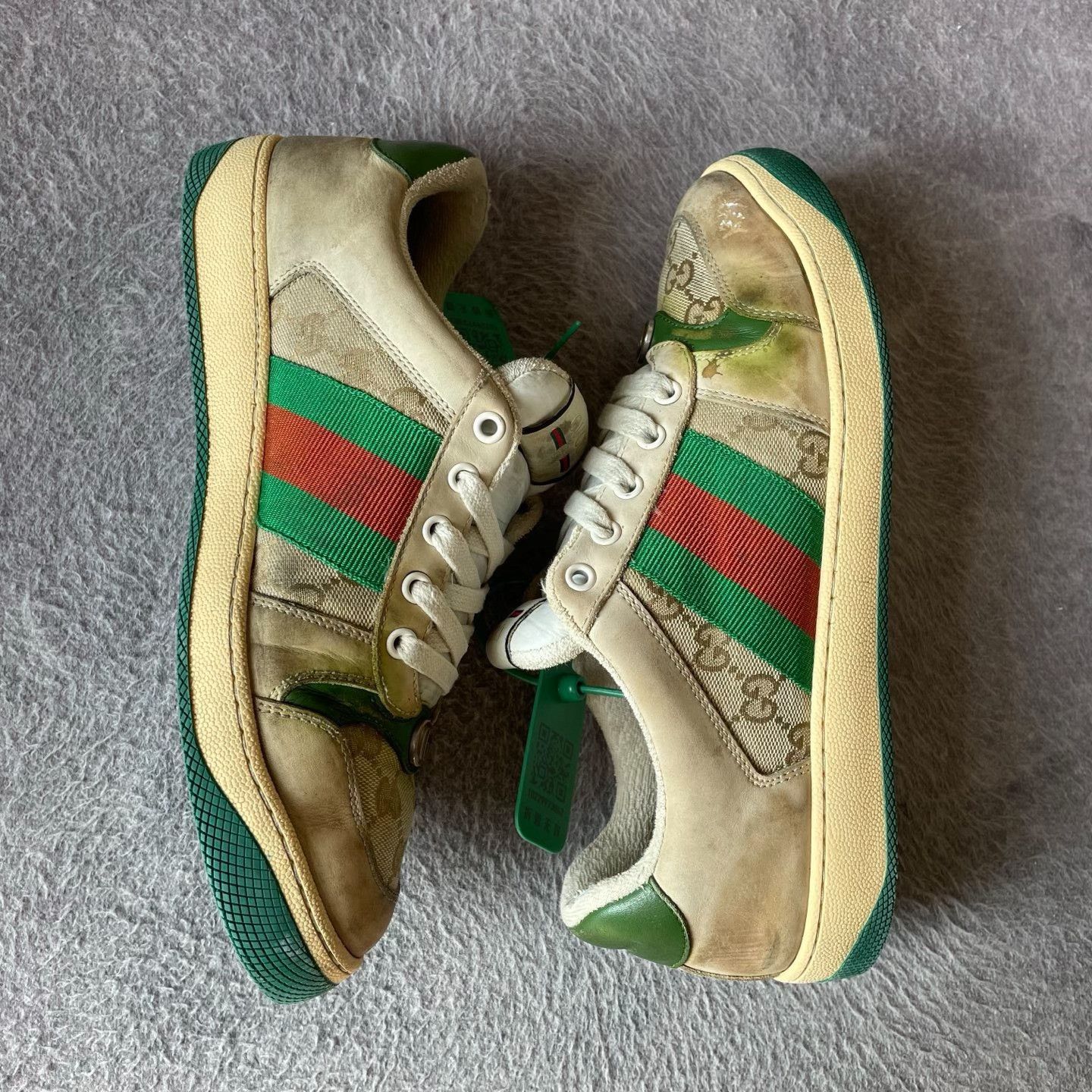 Gucci Gucci Green Lowtop Sneakers 41 Men Size US 8.5 / EU 41-42 - 8 Thumbnail
