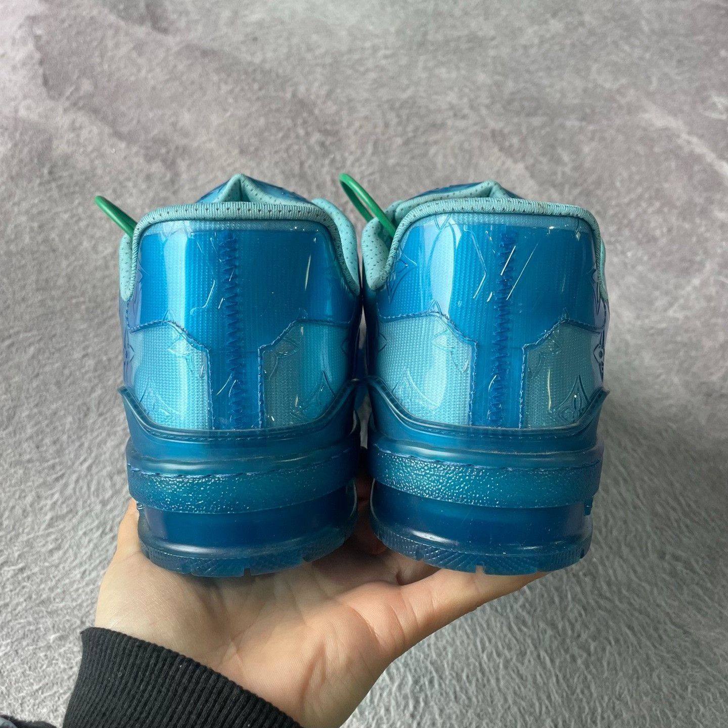 Louis Vuitton Louis Vuitton Training Blue Lowtop Sneakers 39 Men Size US 6.5 / EU 39-40 - 3 Thumbnail