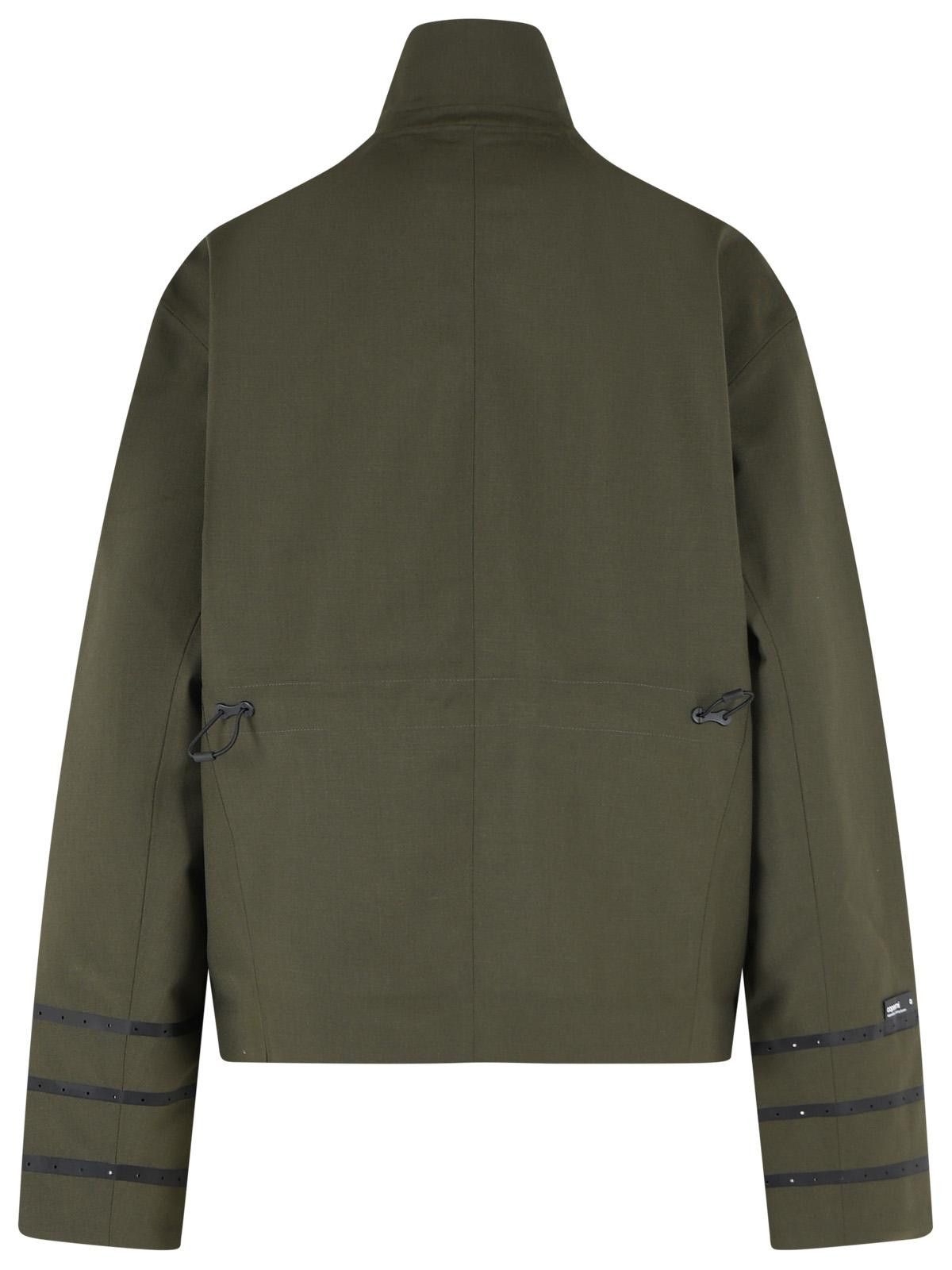 Coperni COPERNI 'Technical' Green Wool Blend Jacket Size S / US 4 / IT 40 - 3 Thumbnail