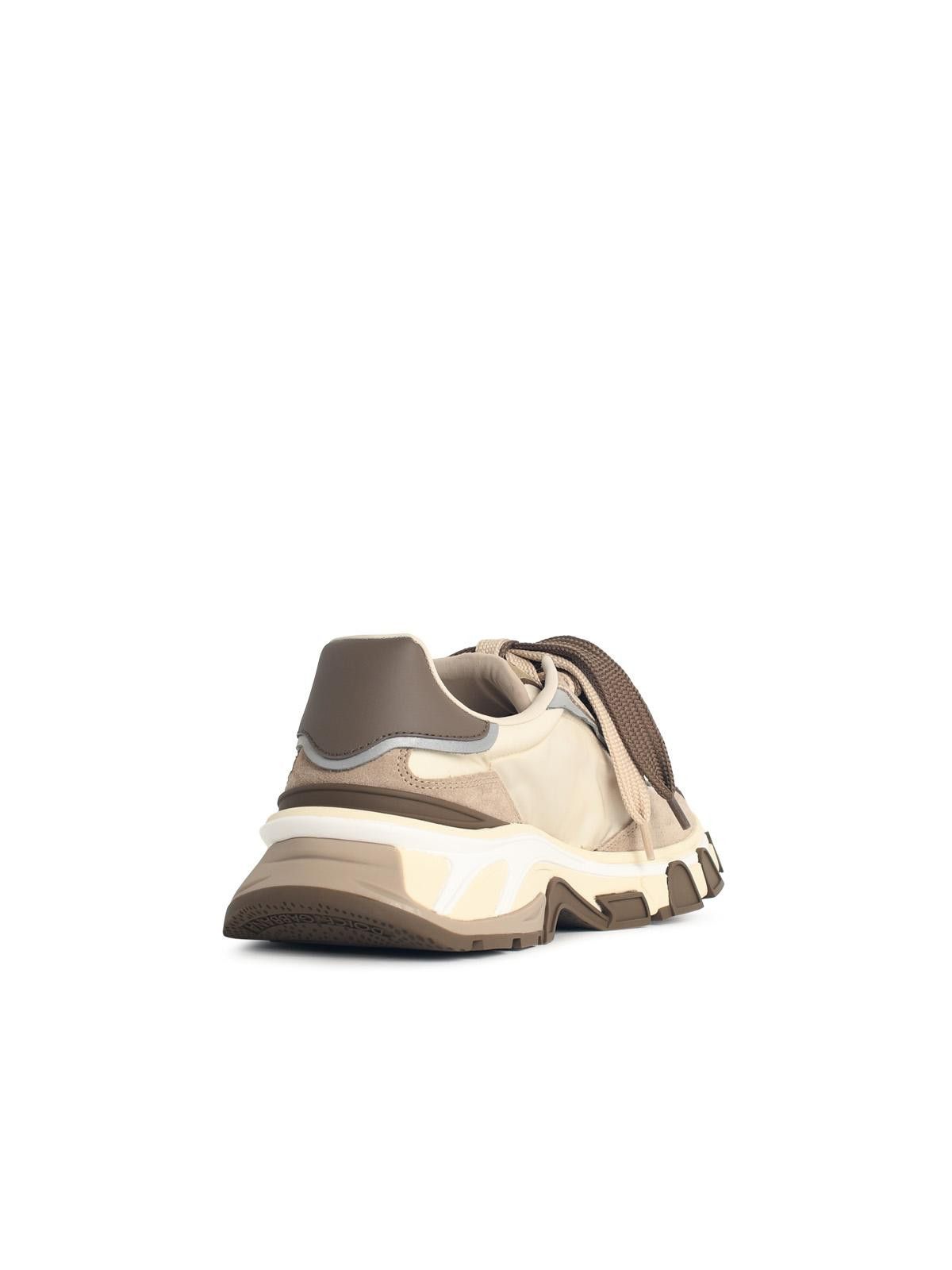 Dolce & Gabbana DOLCE & GABBANA 'Dg Country Road' Beige Leather Blend Sneakers Size US 7 / EU 40 - 3 Thumbnail