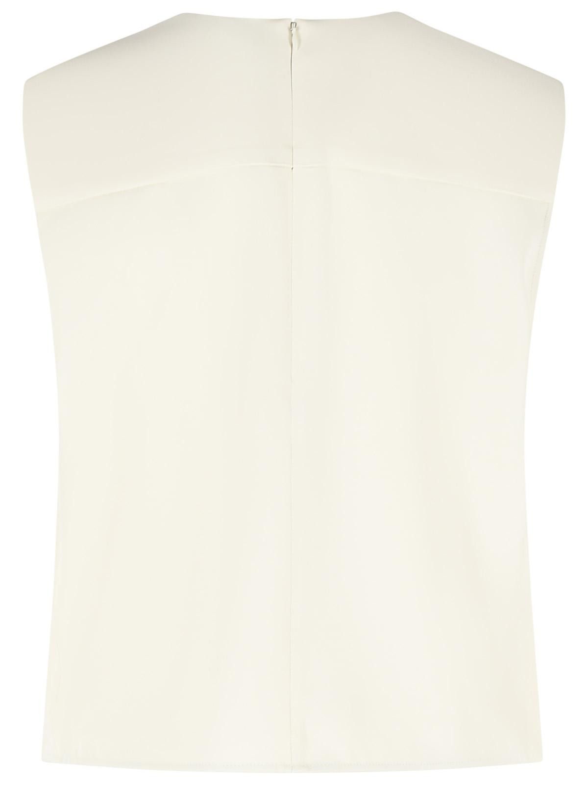 Loulou de Saison LOULOU DE SAISON 'Daika' Viscose And Ivory Wool Blouse Size M / US 6-8 / IT 42-44 - 3 Thumbnail
