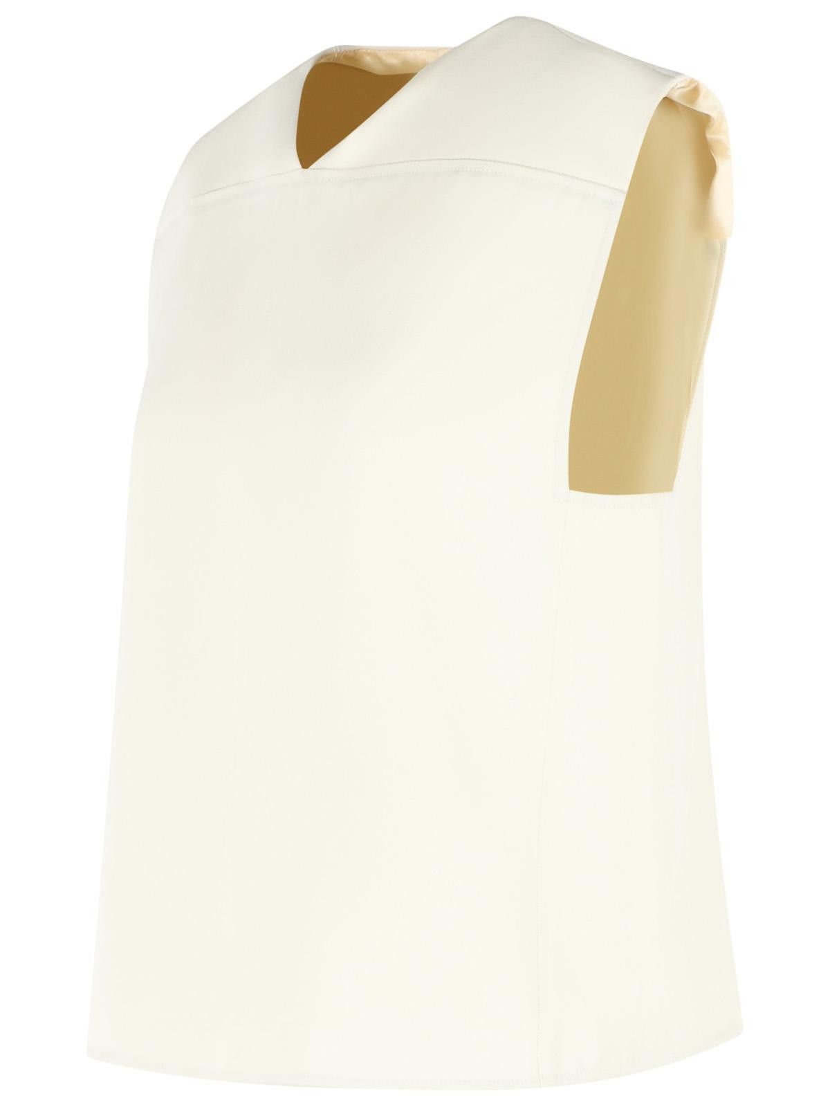 Loulou de Saison LOULOU DE SAISON 'Daika' Viscose And Ivory Wool Blouse Size M / US 6-8 / IT 42-44 - 2 Thumbnail