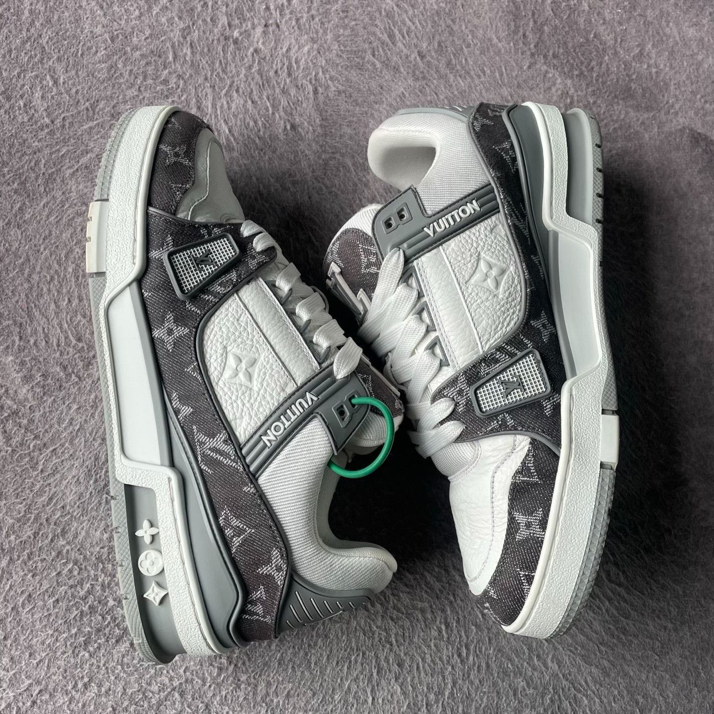 Louis Vuitton Louis Vuitton Training Denim White Lowtop Sneakers 40 Men Size US 7.5 / EU 40-41 - 6 Thumbnail