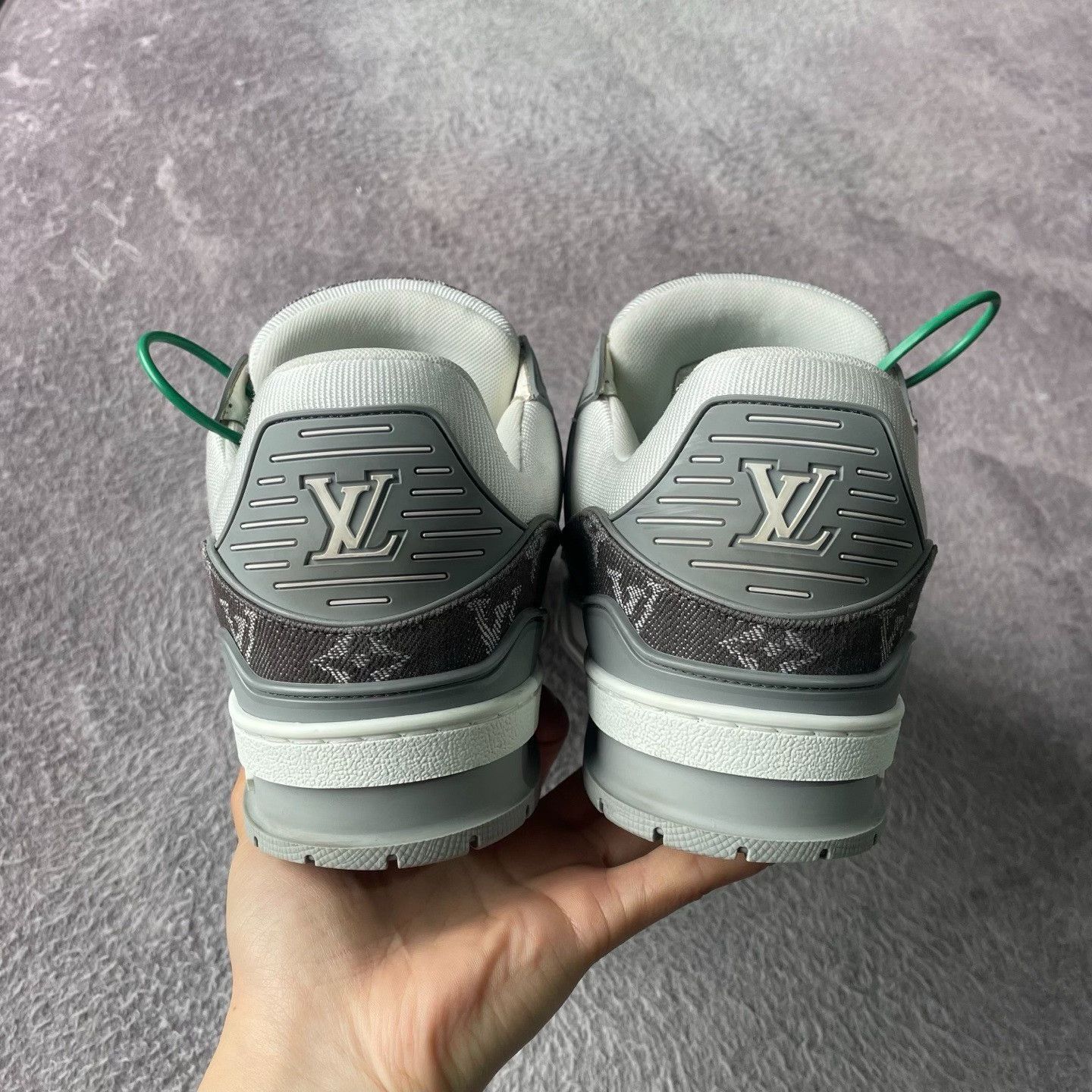 Louis Vuitton Louis Vuitton Training Denim White Lowtop Sneakers 40 Men Size US 7.5 / EU 40-41 - 3 Thumbnail