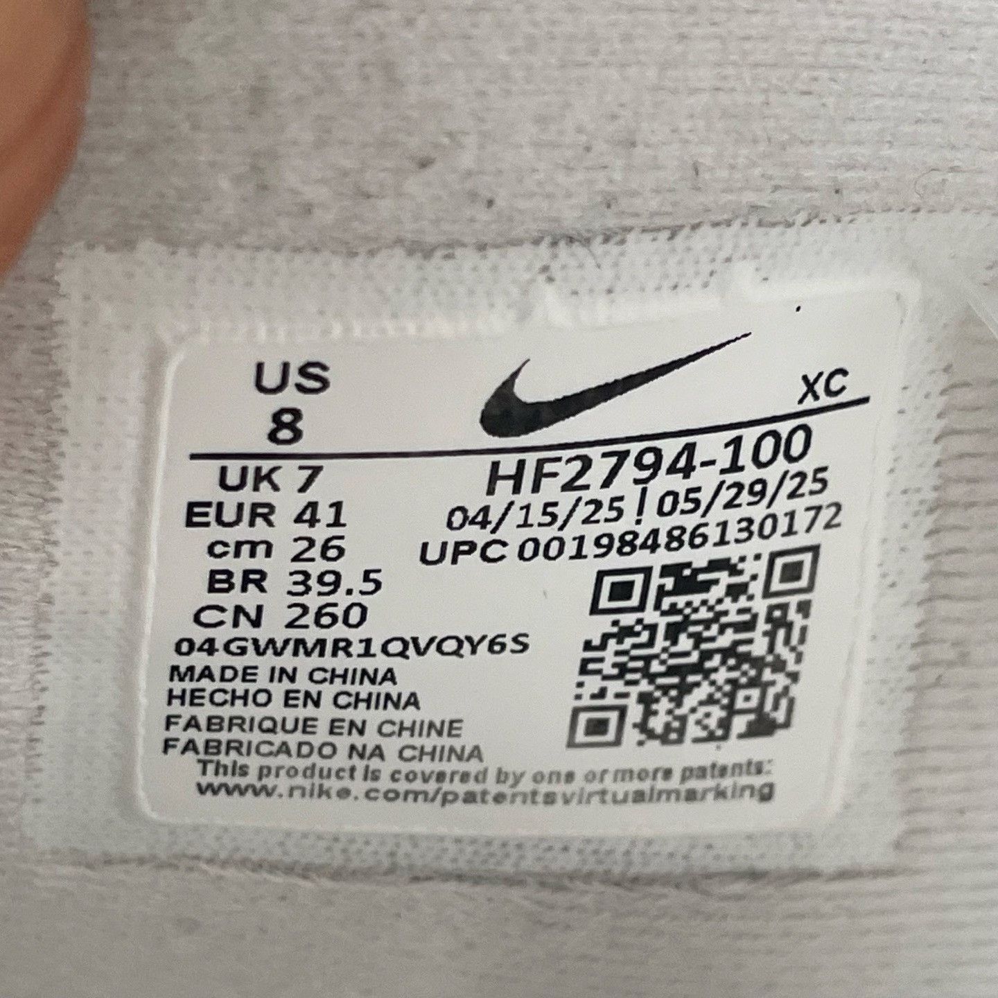 Nike Nike White Lowtop Sneakers 41 Men Size US 8.5 / EU 41-42 - 6 Thumbnail