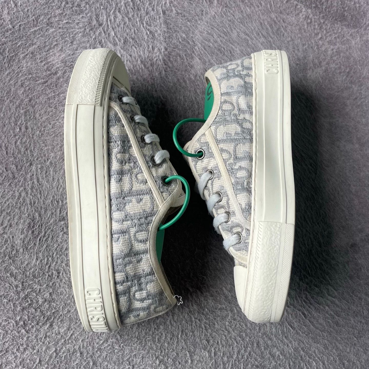 Dior Dior Gray Lowtop Sneakers S Women Size US 6 / IT 36 - 6 Thumbnail