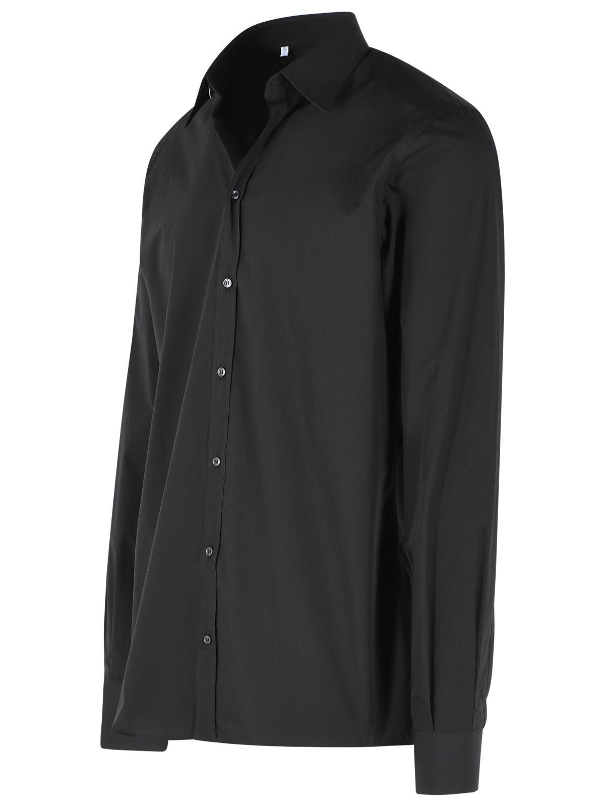 Dolce & Gabbana DOLCE & GABBANA Black Cotton Shirt Size US L / EU 52-54 / 3 - 2 Thumbnail