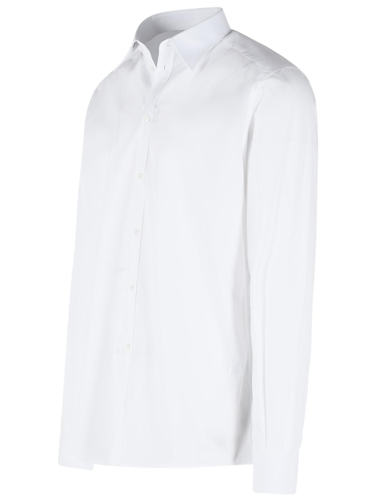 Dolce & Gabbana DOLCE & GABBANA White Cotton Shirt Size US XL / EU 56 / 4 - 2 Thumbnail
