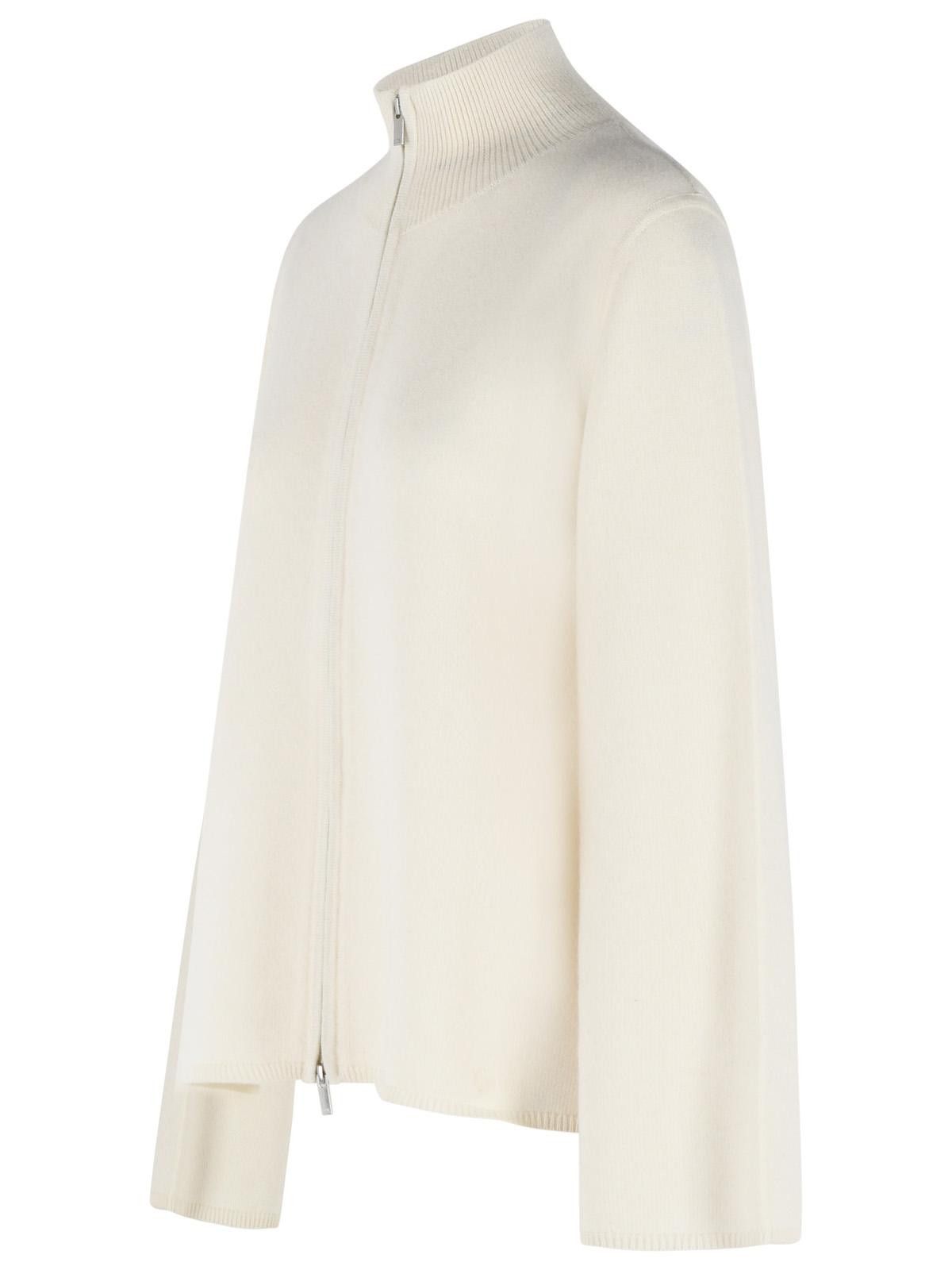 Loulou de Saison LOULOU DE SAISON 'Gabi' Ivory Cashmere Sweater Size M / US 6-8 / IT 42-44 - 2 Thumbnail