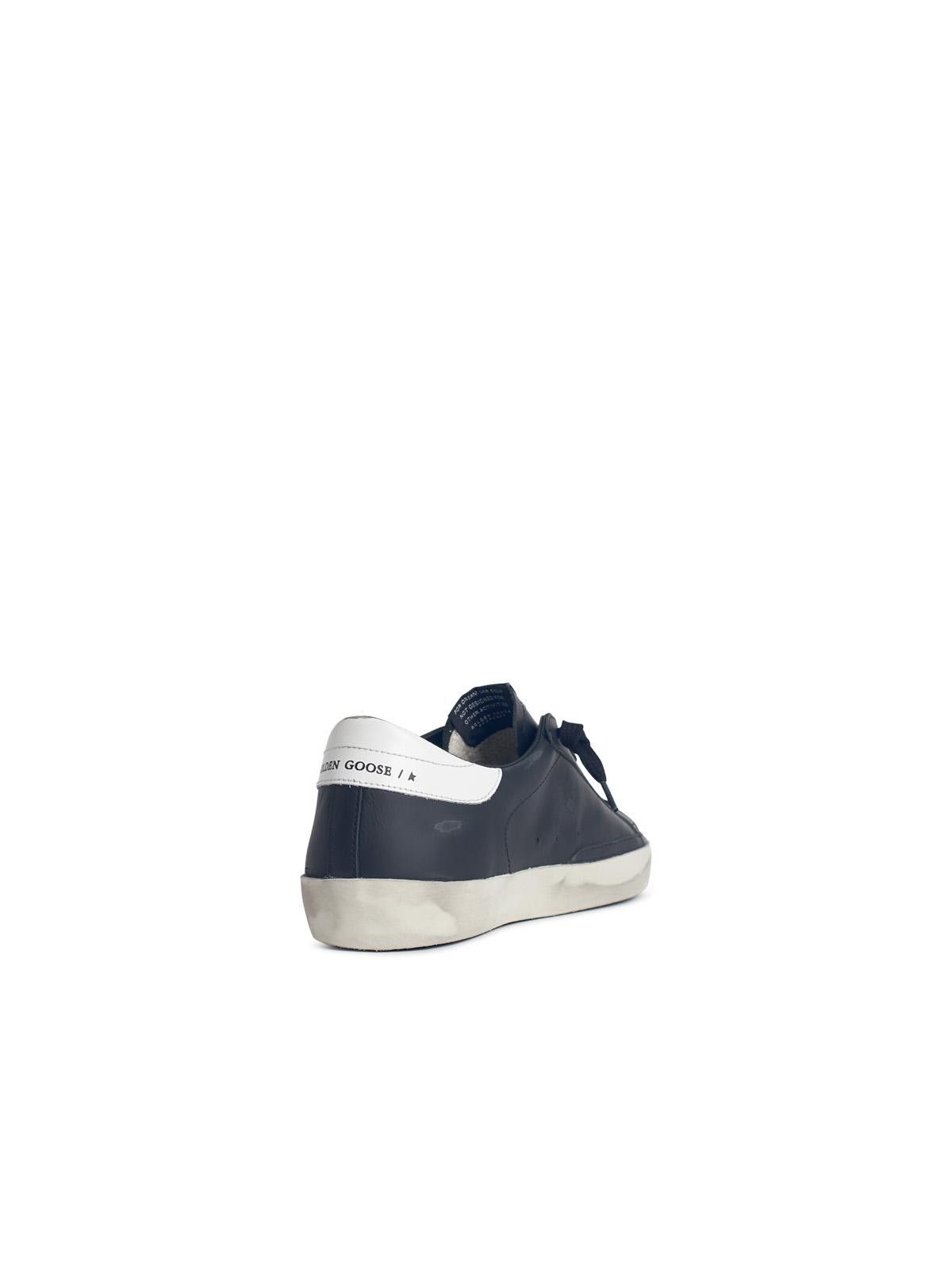 Golden Goose GOLDEN GOOSE 'Super-Star Classic' Black Leather Sneakers Size US 12 / EU 45 - 3 Thumbnail