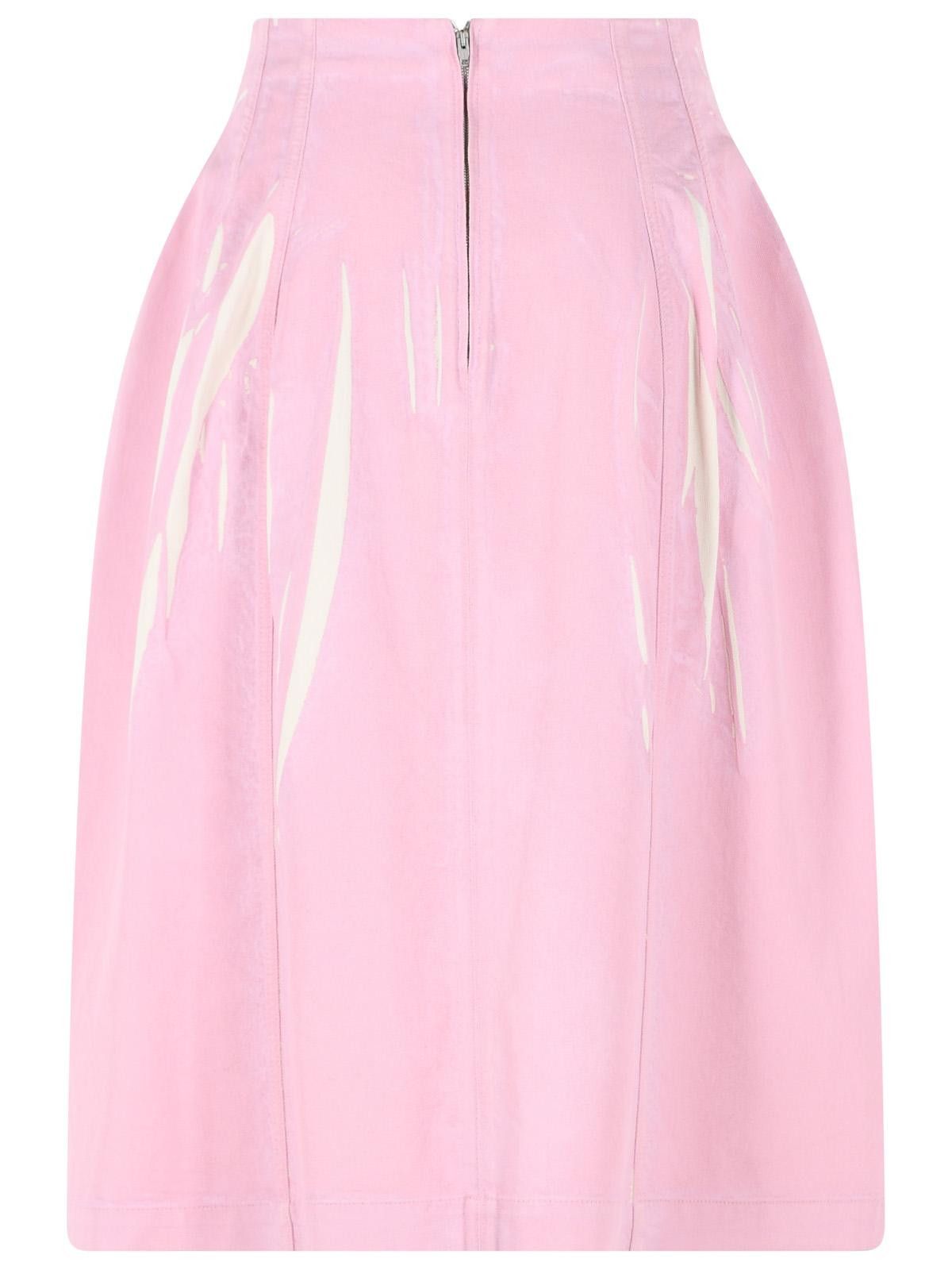 Marni MARNI Pink Cotton Skirt Size 28" / US 6 / IT 42 - 3 Thumbnail