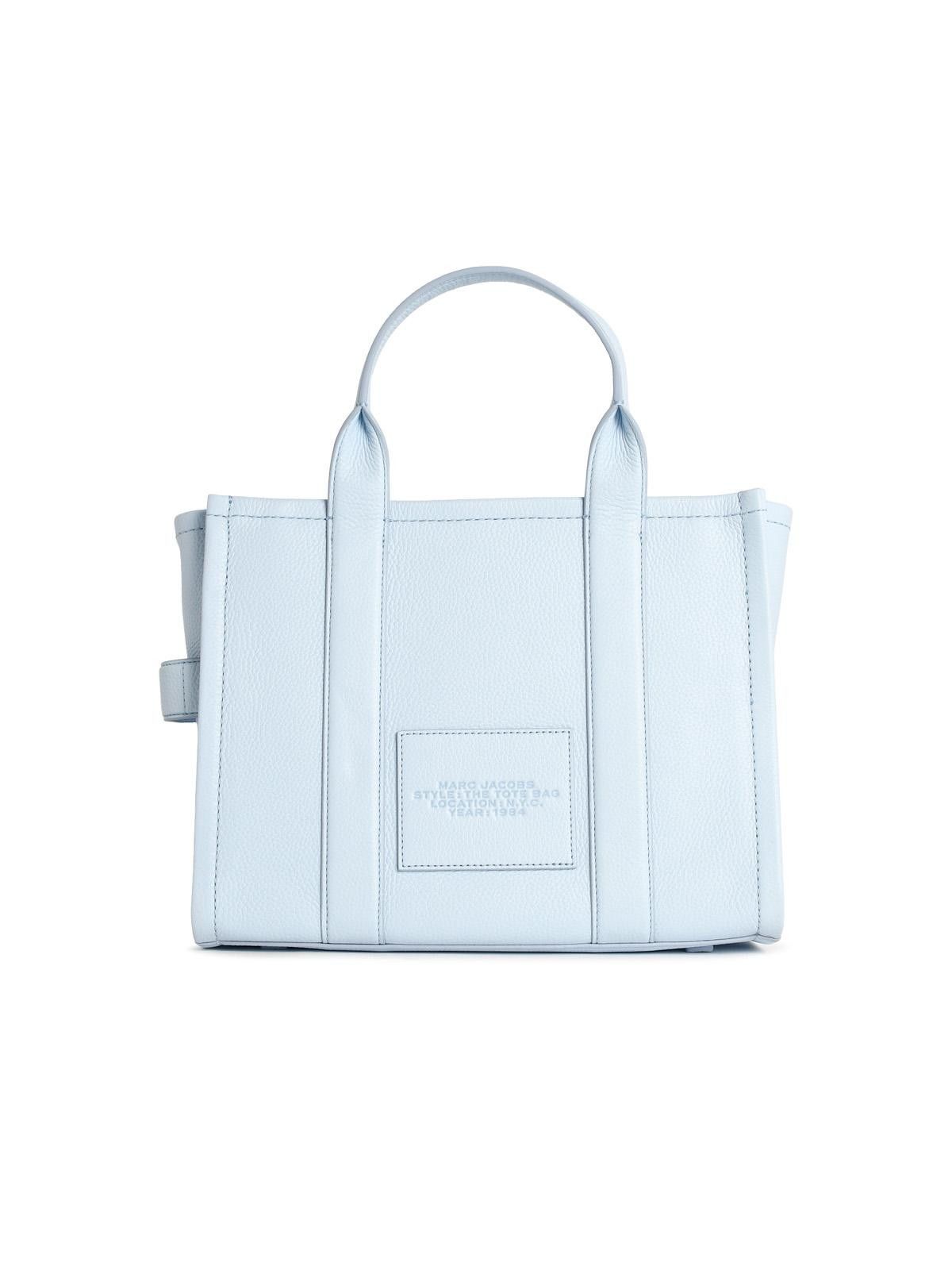 Marc Jacobs MARC JACOBS (THE) 'The Totebag' Medium Bag In Cloudy Blue Leather Size ONE SIZE - 3 Thumbnail