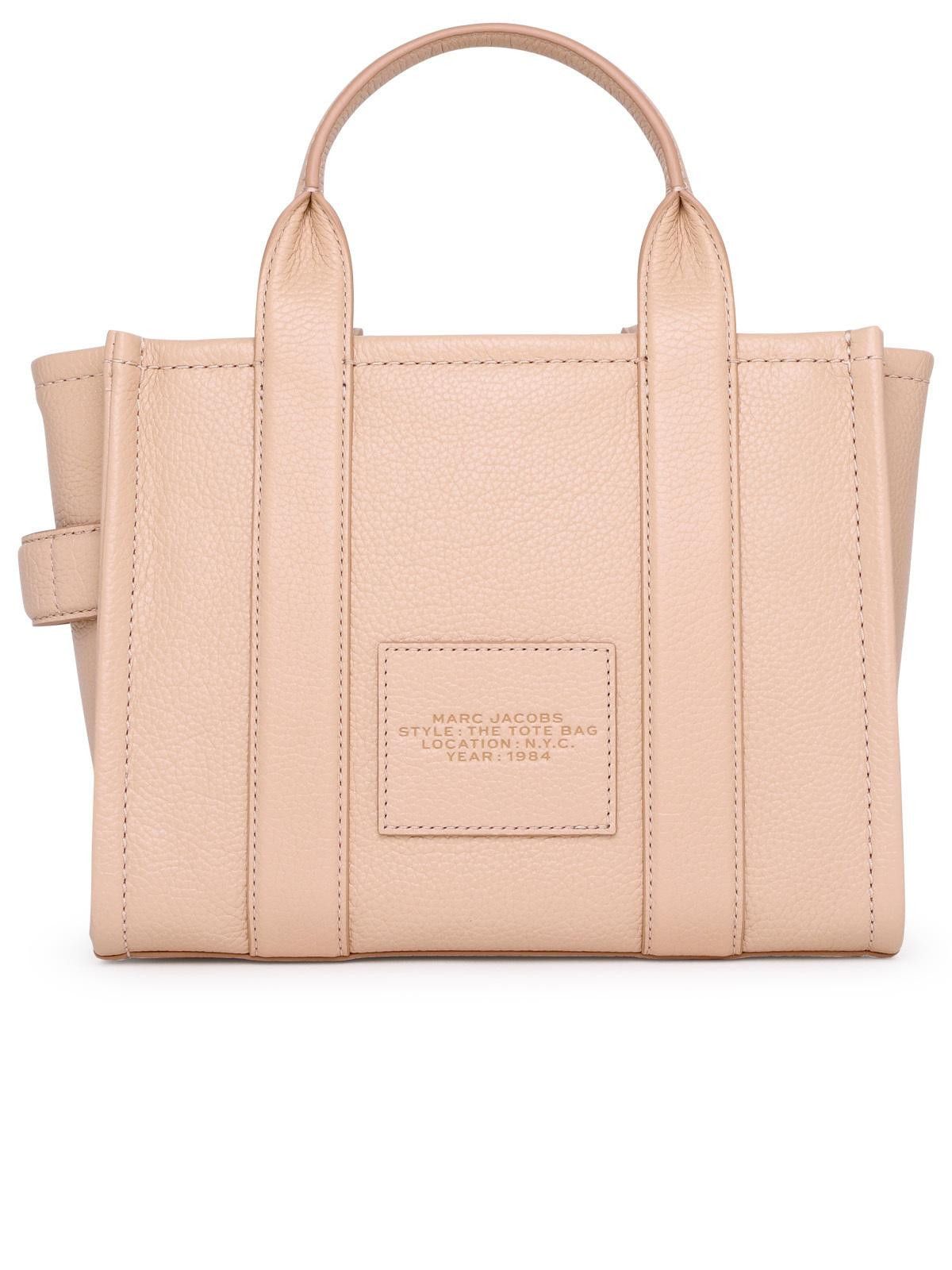 Marc Jacobs MARC JACOBS (THE) Rose Leather Mini Tote Bag Size ONE SIZE - 3 Thumbnail
