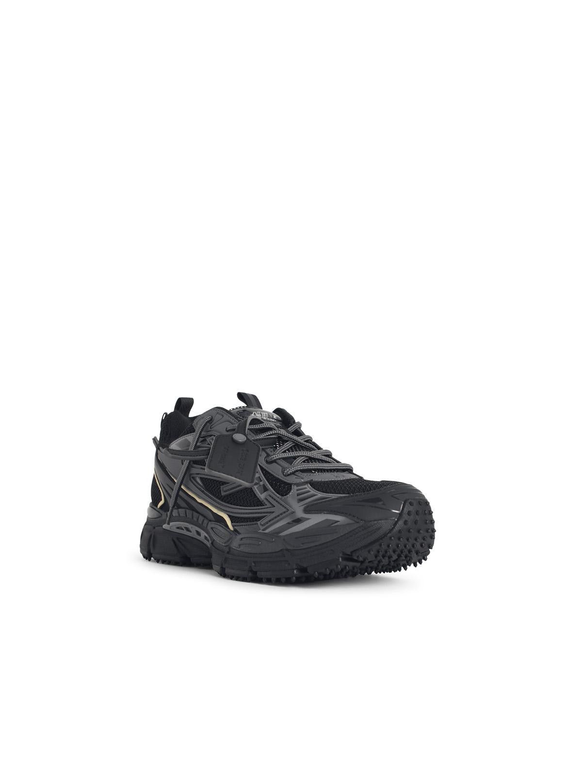 Off-White OFF-WHITE Black 'Be Right Back' Sneakers Size US 11 / EU 44 - 2 Thumbnail