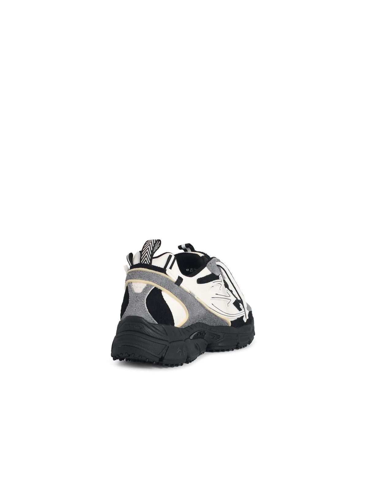 Off-White OFF-WHITE 'Be Right Back' White Leather Blend Sneakers Size US 10 / EU 43 - 3 Thumbnail