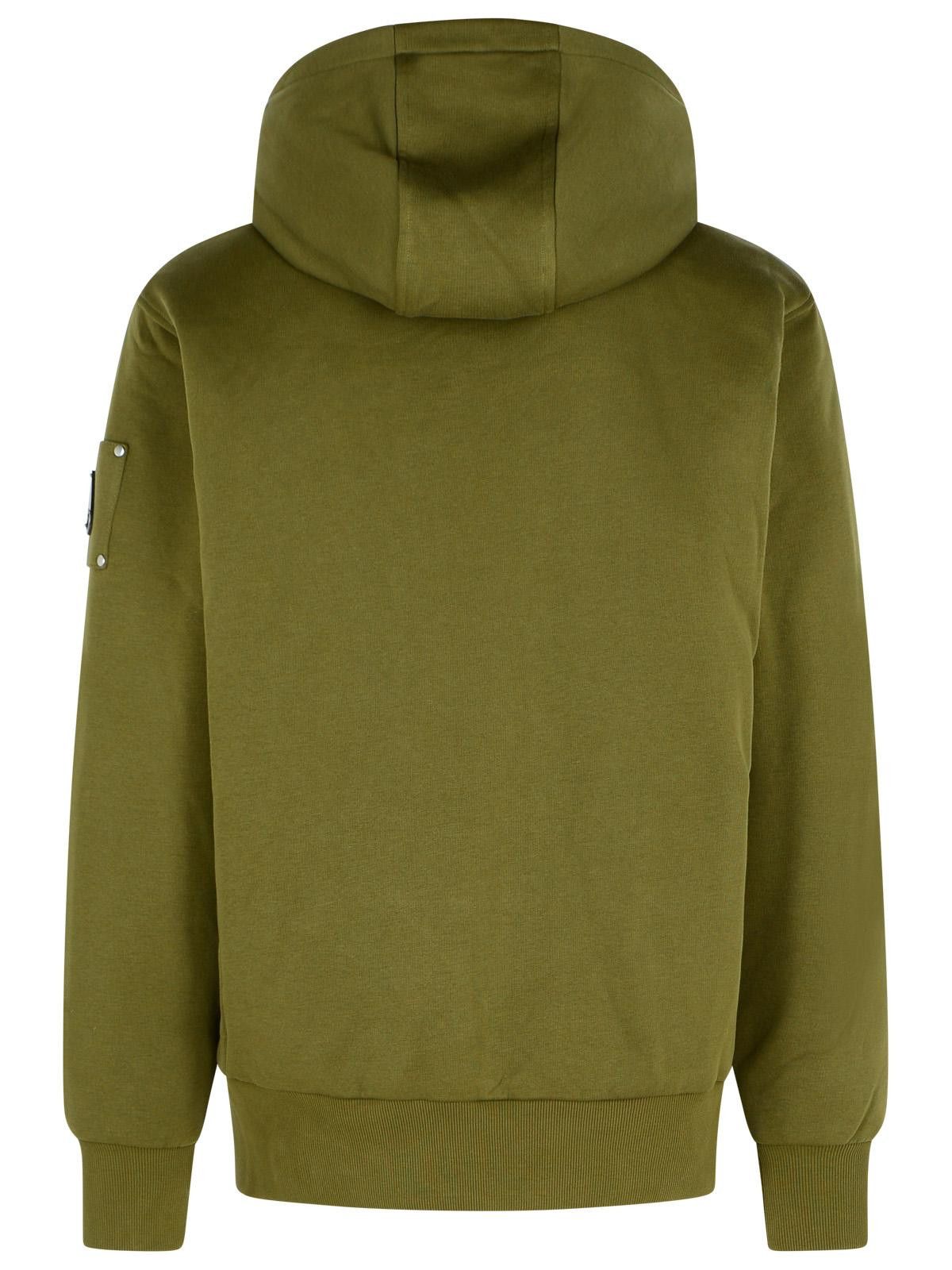 Moose Knuckles MOOSE KNUCKLES 'Bunny' Green Cotton Blend Sweatshirt Size US M / EU 48-50 / 2 - 3 Thumbnail