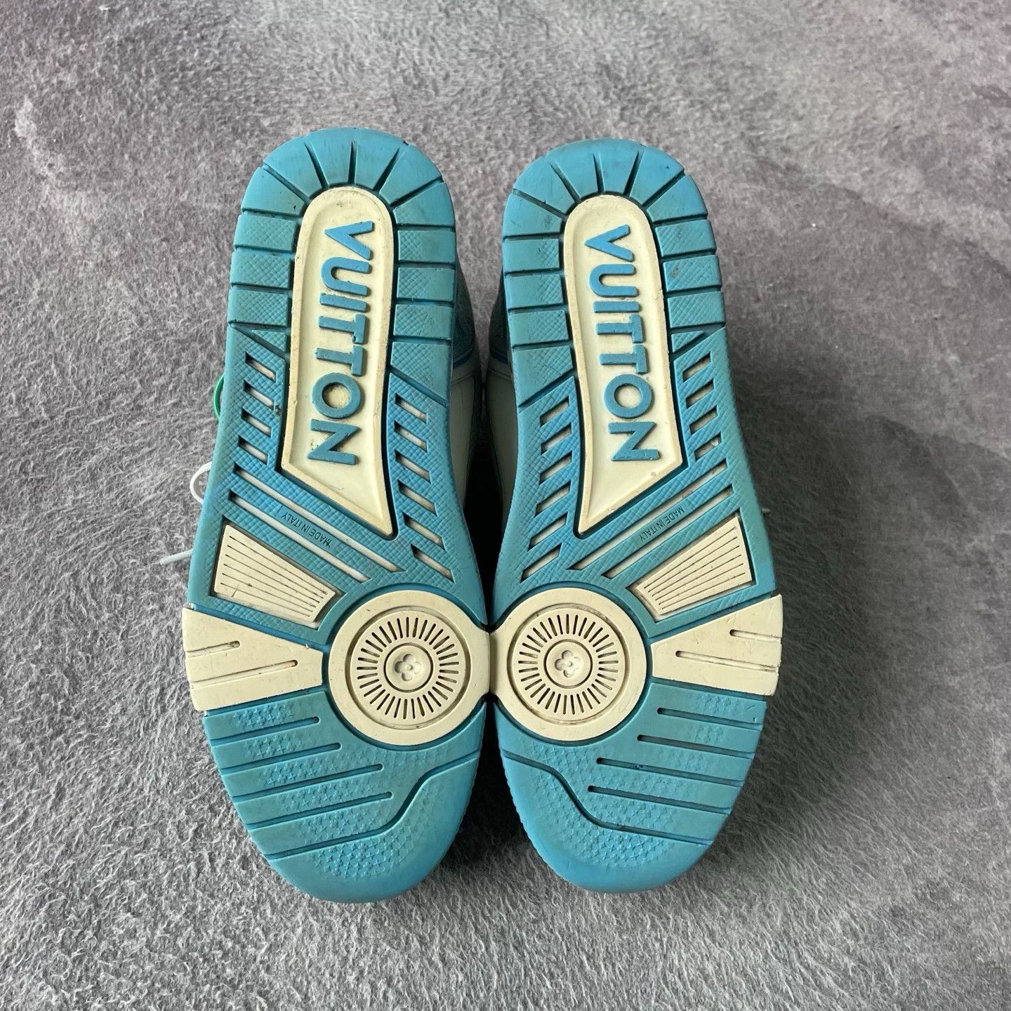 Louis Vuitton Louis Vuitton Training Blue Lowtop Sneakers 40 Men Size US 7.5 / EU 40-41 - 4 Thumbnail