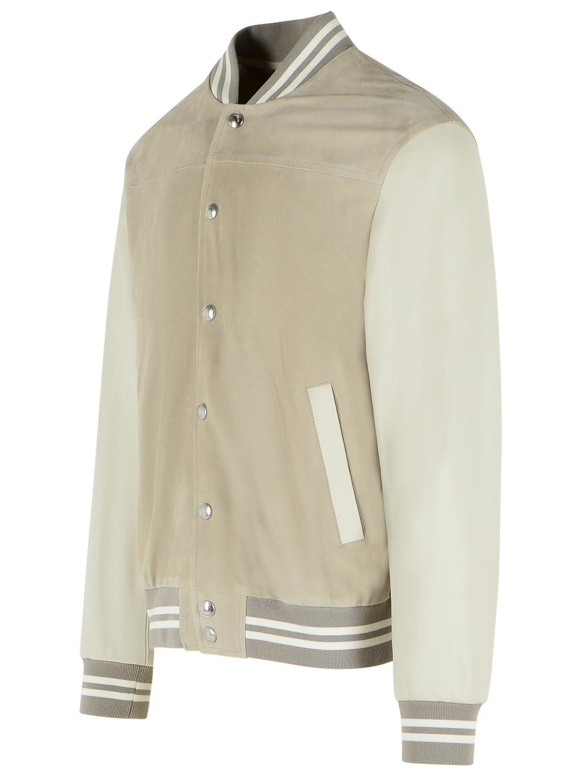 Eleventy ELEVENTY Grey Sheepskin Bomber Jacket Size US XXL / EU 58 / 5 - 2 Thumbnail