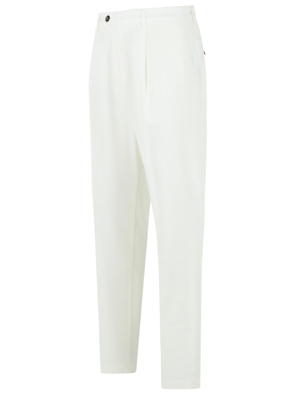 Eleventy ELEVENTY White Cotton Pants Size US 30 / EU 46 - 2 Thumbnail