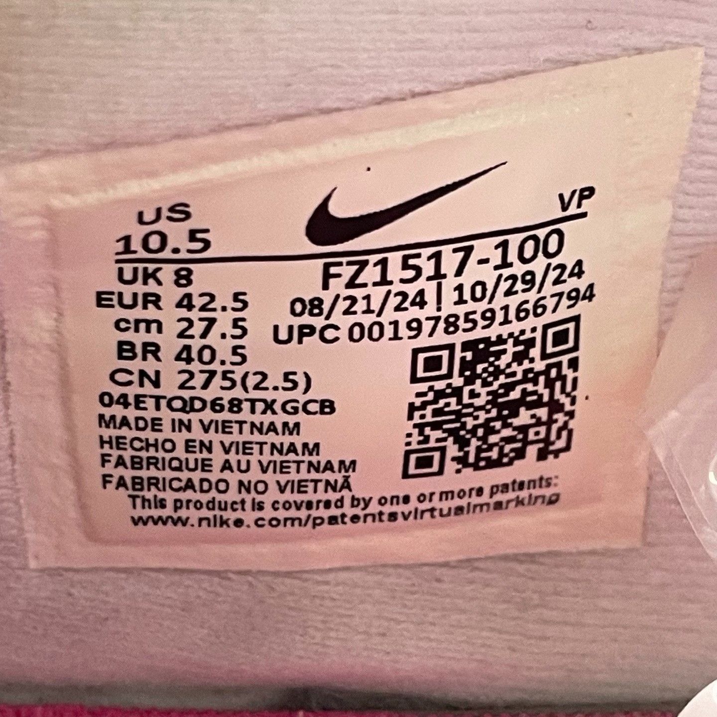 Nike Nike Pink Lowtop Sneakers 42 Men Size US 9 / EU 42 - 6 Thumbnail