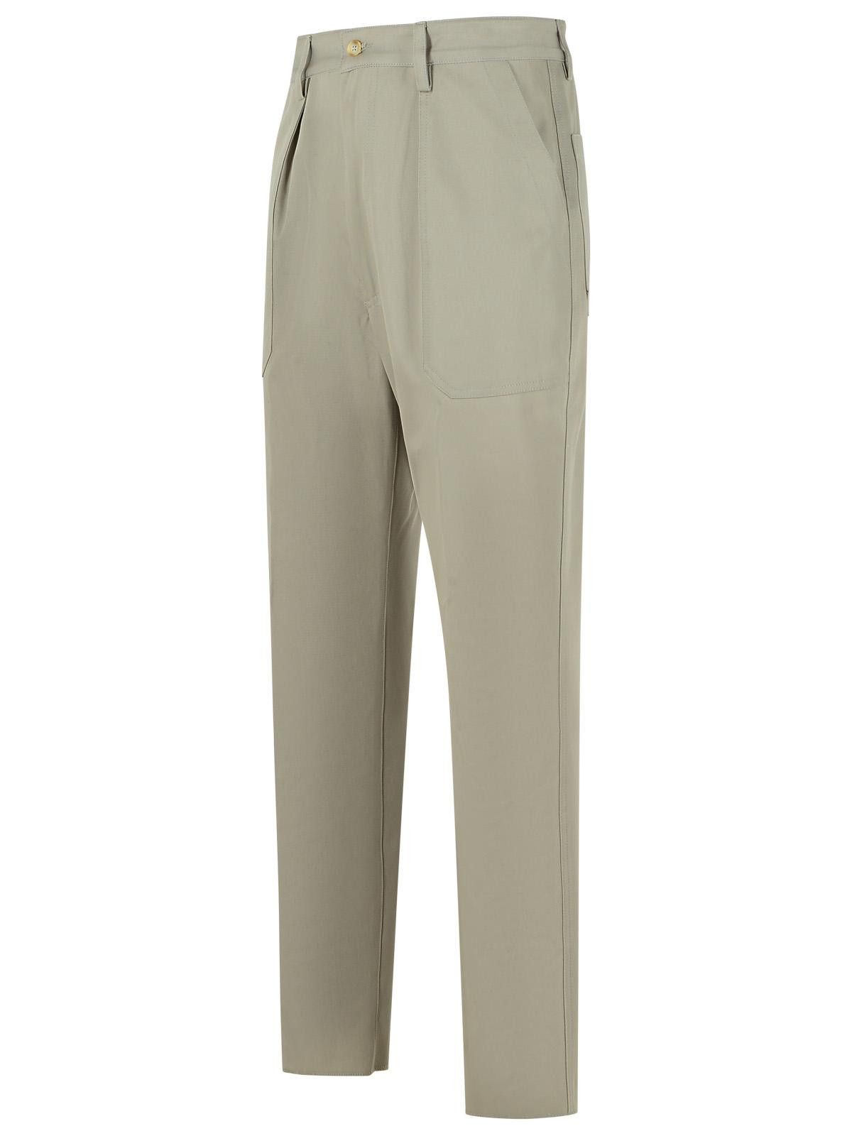 Eleventy ELEVENTY Gray Cotton Pants Size US 33 - 2 Thumbnail