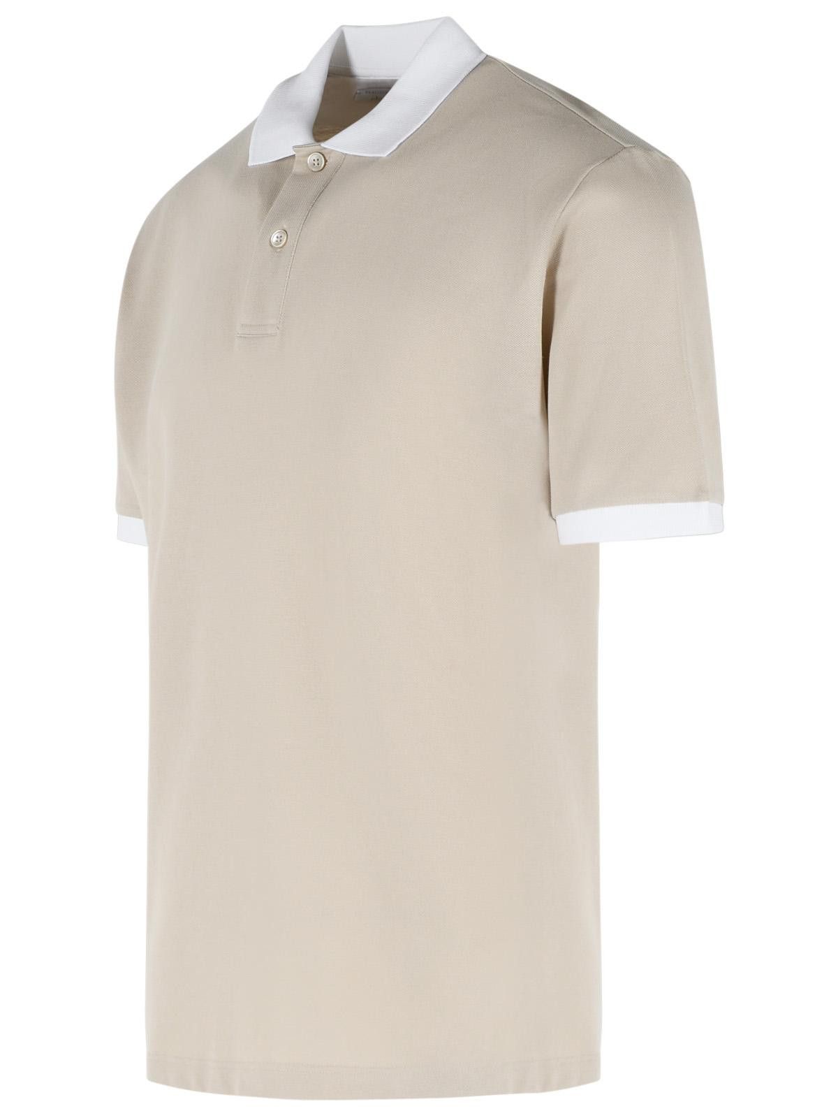 Eleventy ELEVENTY Beige Cotton Polo Shirt Size US XL / EU 56 / 4 - 2 Thumbnail