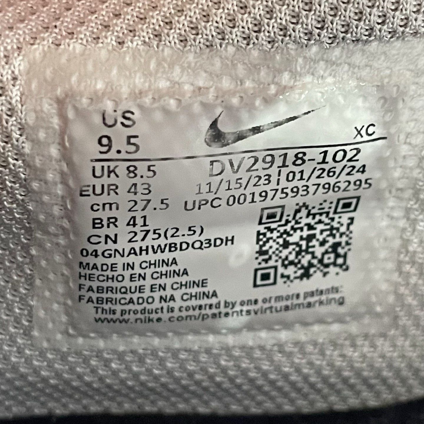 Nike Nike White Lowtop Sneakers 43 Men Size US 10 / EU 43 - 7 Thumbnail