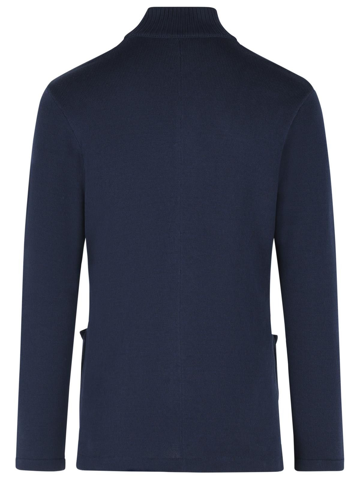 Eleventy ELEVENTY Blue Cotton Sweater Size US L / EU 52-54 / 3 - 3 Thumbnail