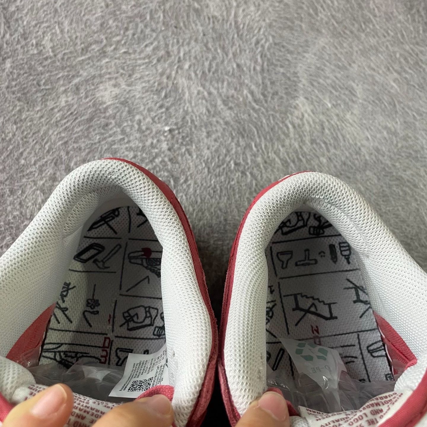 Nike Nike Red Lowtop Sneakers 39 Men Size US 6.5 / EU 39-40 - 8 Thumbnail