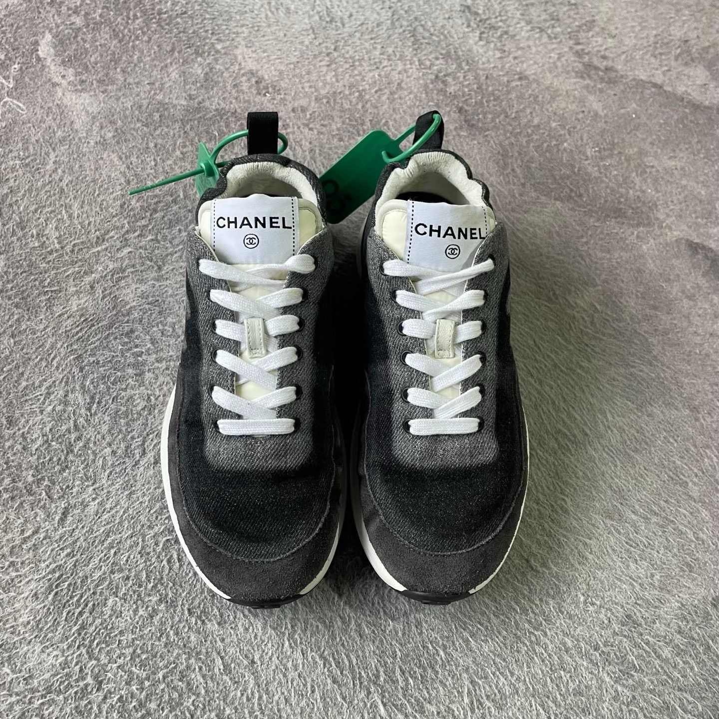 Chanel Chanel Black Lowtop Sneakers 36 Women Size US 6 / IT 36 - 2 Thumbnail