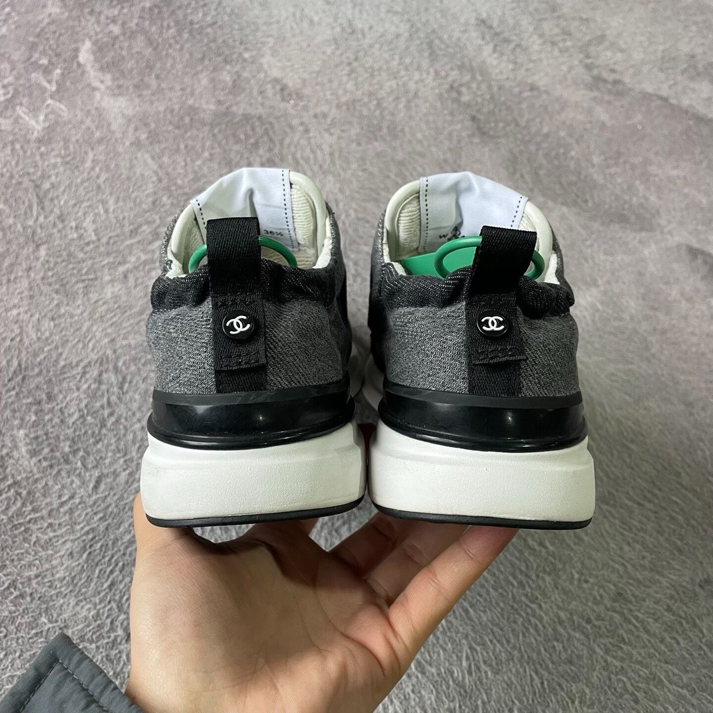 Chanel Chanel Black Lowtop Sneakers 36 Women Size US 6 / IT 36 - 3 Thumbnail