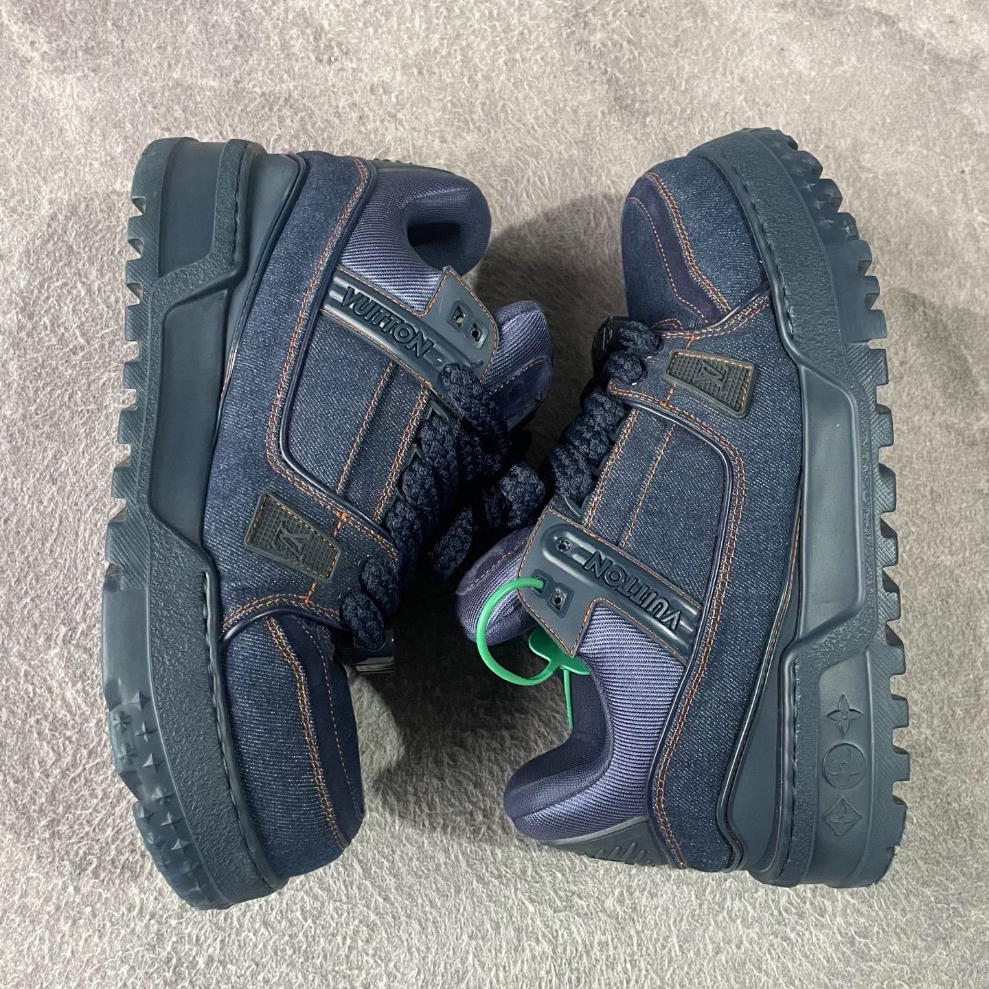 Louis Vuitton Louis Vuitton Training Denim Blue Lowtop Sneakers 42 Men Size US 9 / EU 42 - 7 Thumbnail