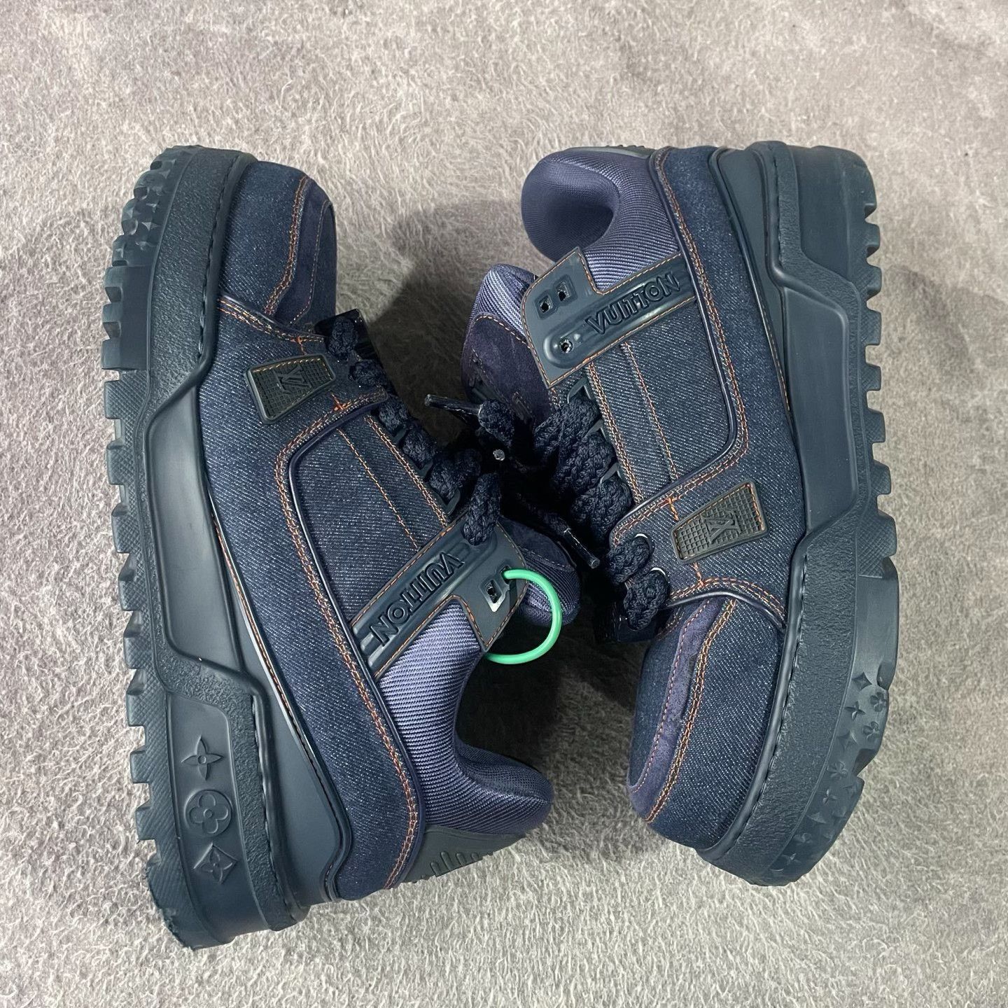 Louis Vuitton Louis Vuitton Training Denim Blue Lowtop Sneakers 42 Men Size US 9 / EU 42 - 6 Thumbnail