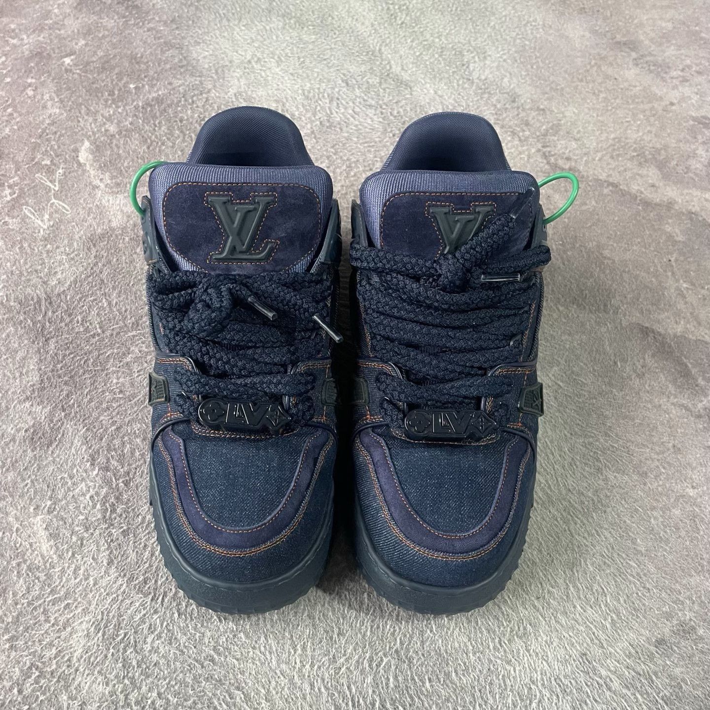 Louis Vuitton Louis Vuitton Training Denim Blue Lowtop Sneakers 42 Men Size US 9 / EU 42 - 2 Thumbnail