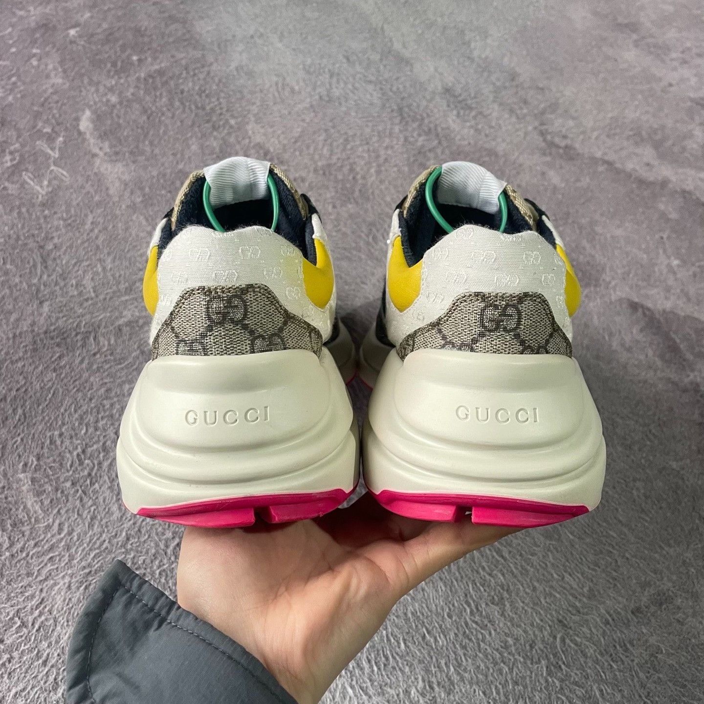 Gucci Gucci Pink Lowtop Sneakers 40 Men Size US 7.5 / EU 40-41 - 3 Thumbnail