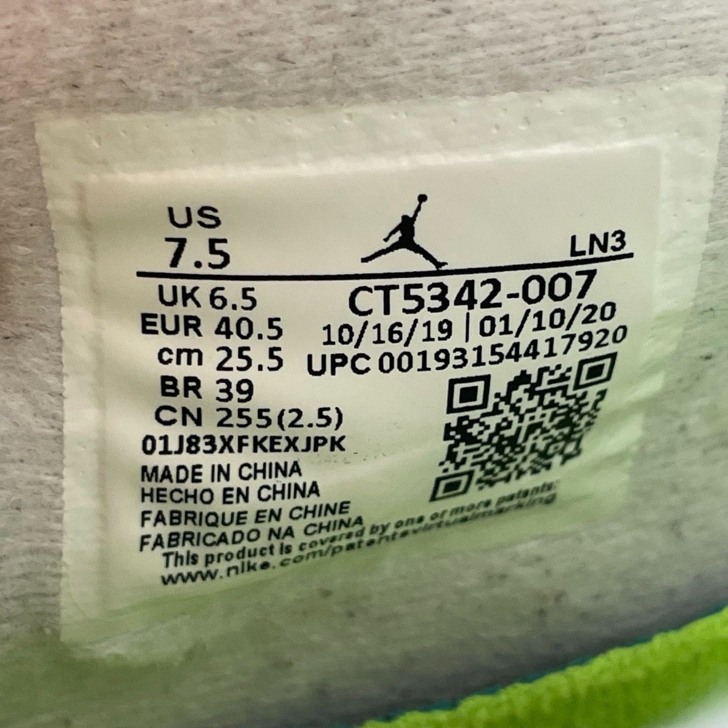 Nike Nike Green Lowtop Sneakers 40 Men Size US 7.5 / EU 40-41 - 6 Thumbnail