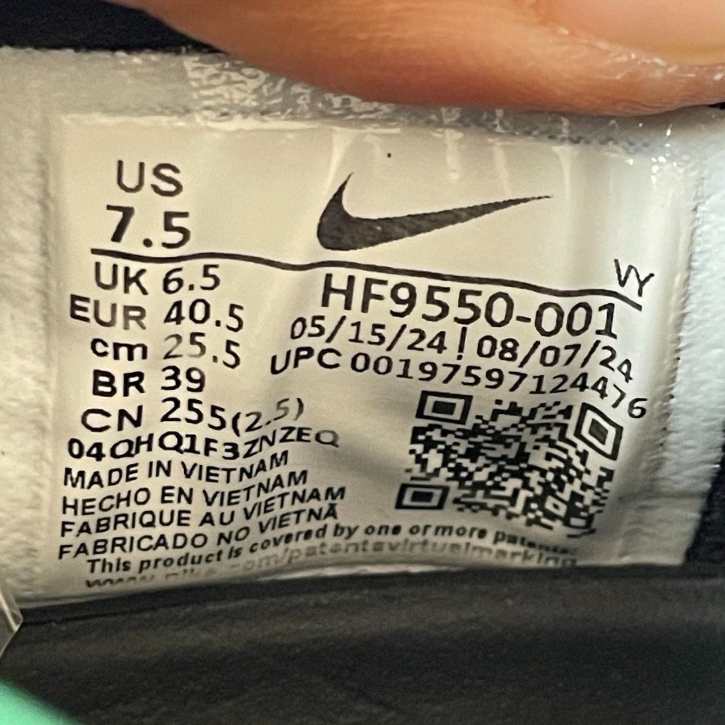 Nike Nike Purple Lowtop Sneakers 40 Men Size US 7.5 / EU 40-41 - 6 Thumbnail
