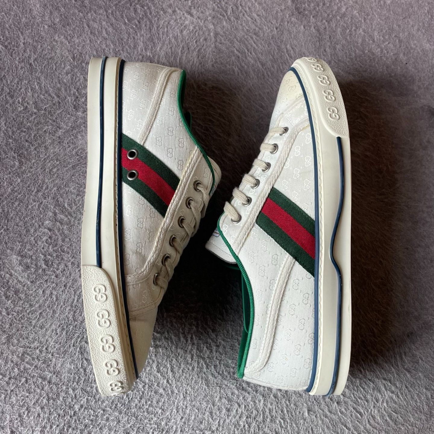 Gucci Gucci White Lowtop Sneakers 41 Men Size US 8.5 / EU 41-42 - 9 Thumbnail