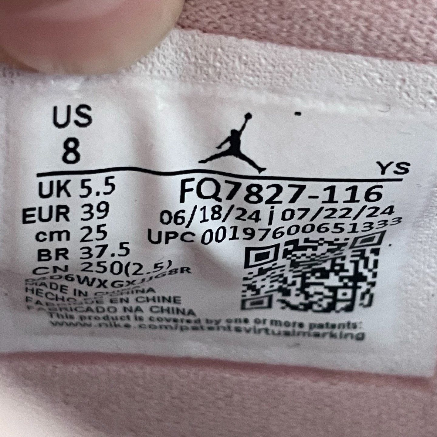 Nike Nike Pink Lowtop Sneakers 39 Men Size US 6.5 / EU 39-40 - 7 Thumbnail