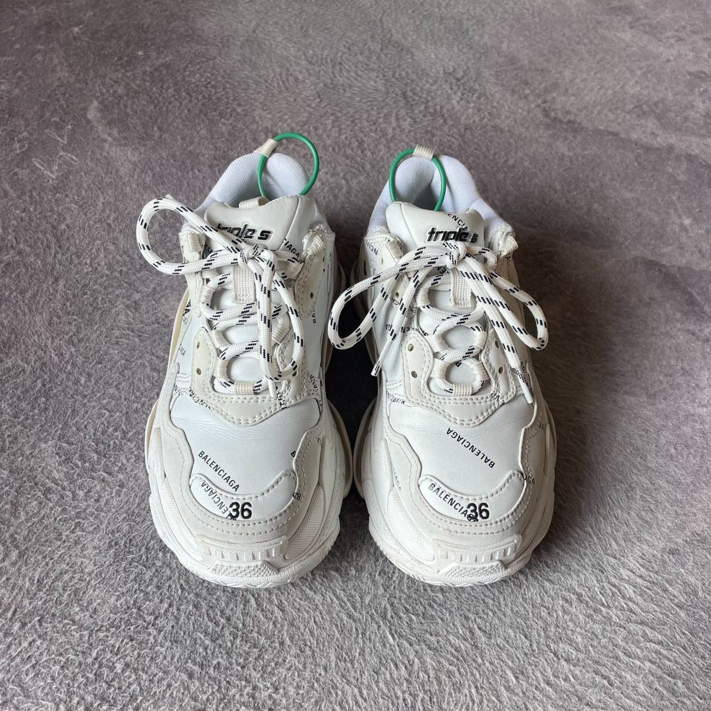 Balenciaga Balenciaga White Lowtop Sneakers S Women Size US 6 / IT 36 - 2 Thumbnail