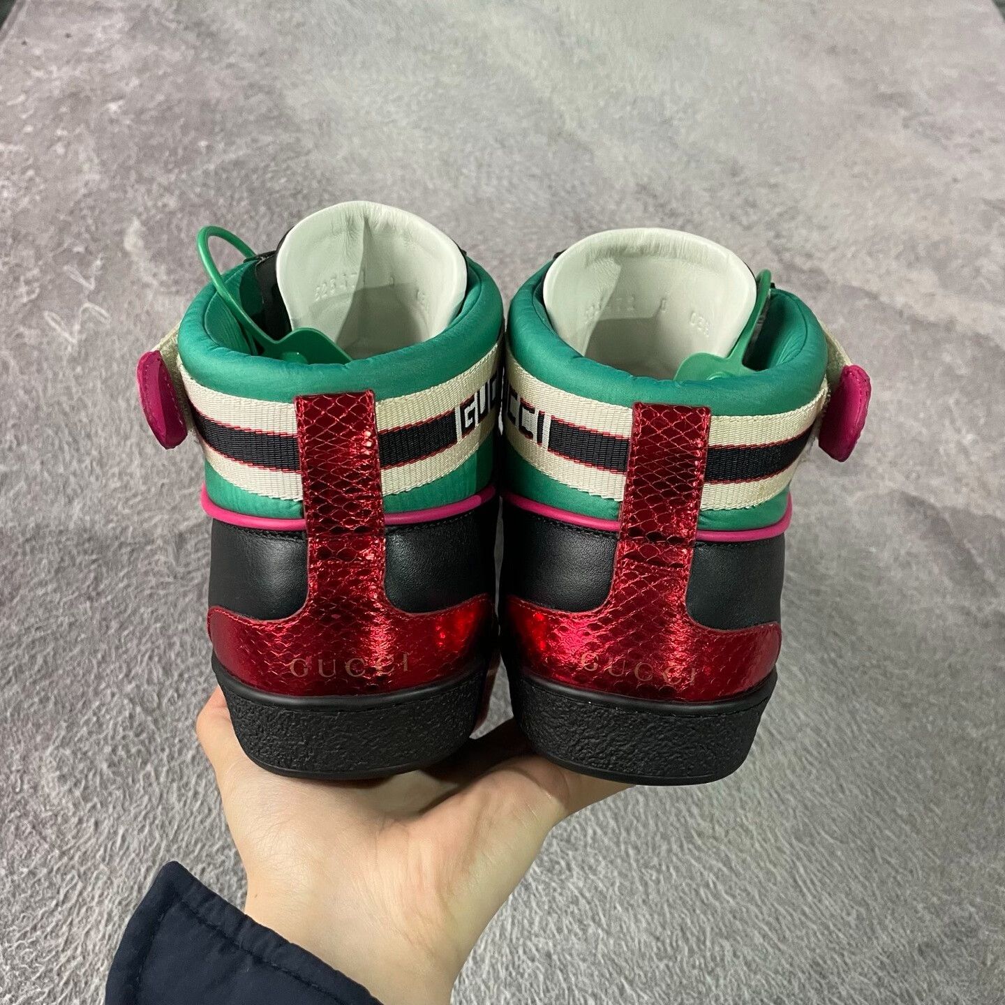 Gucci Gucci Black Hitop Sneakers 42 Men Size US 9 / EU 42 - 3 Thumbnail