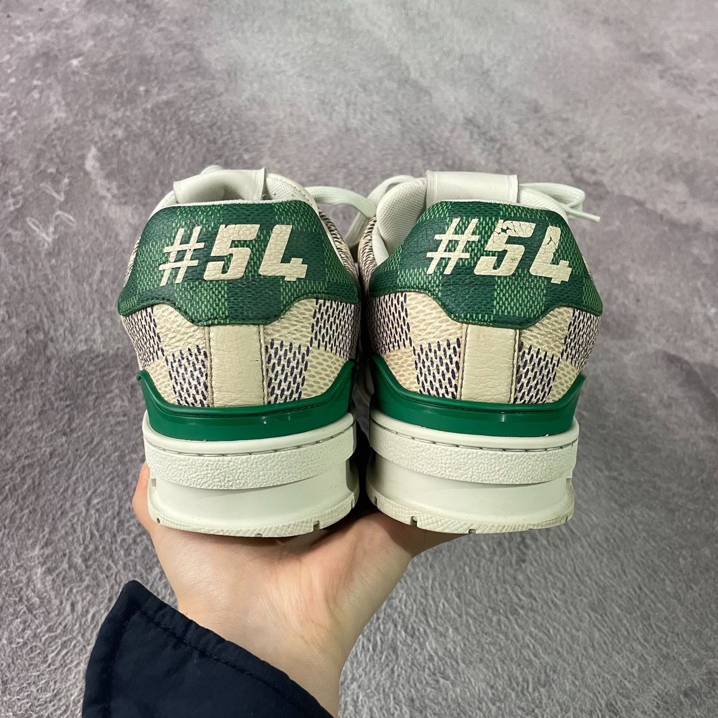 Louis Vuitton Louis Vuitton Training Green Lowtop Sneakers 42 Men Size US 9 / EU 42 - 3 Thumbnail