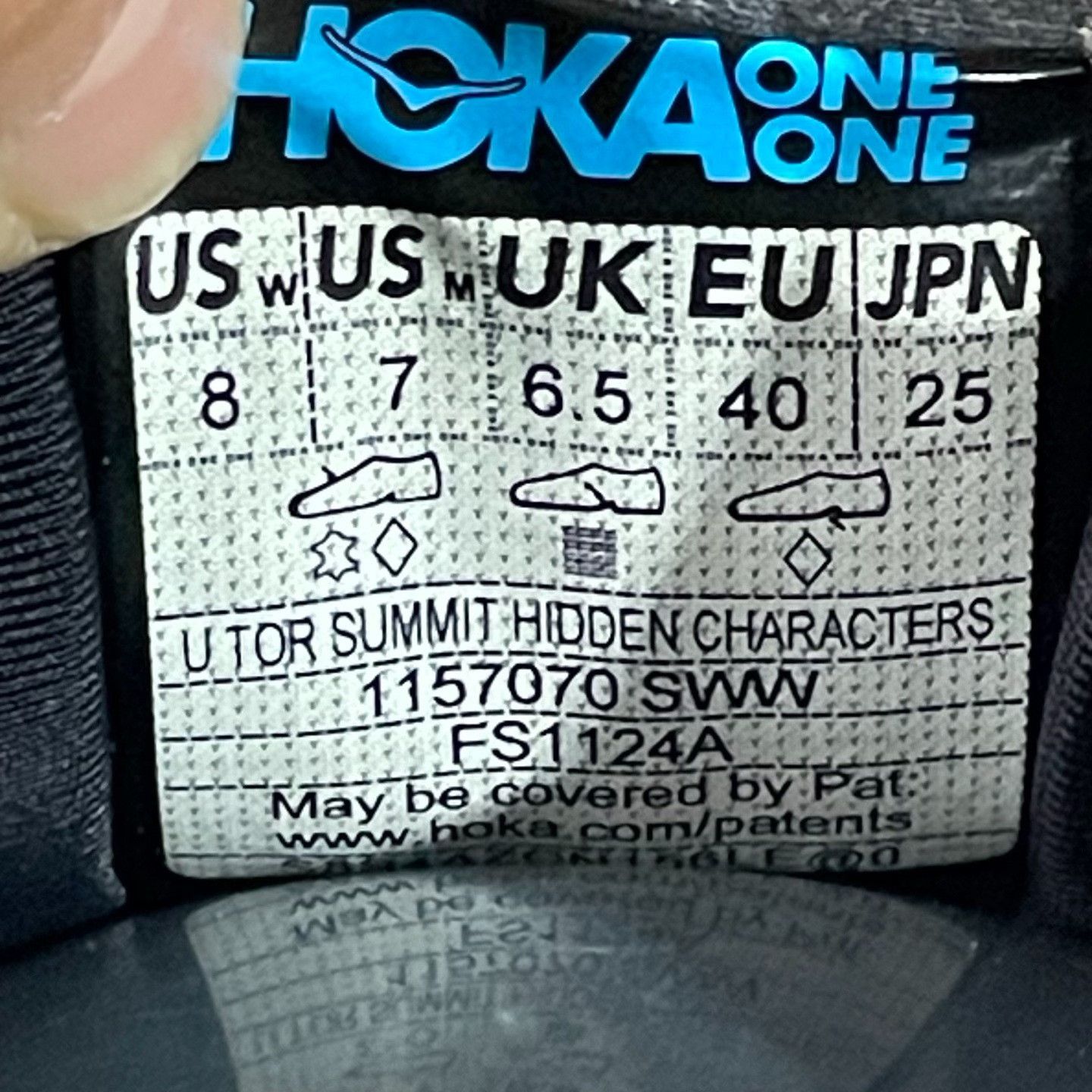 Hoka Hoka Black Lowtop Sneakers S Men Size US 10 / EU 43 - 5 Thumbnail