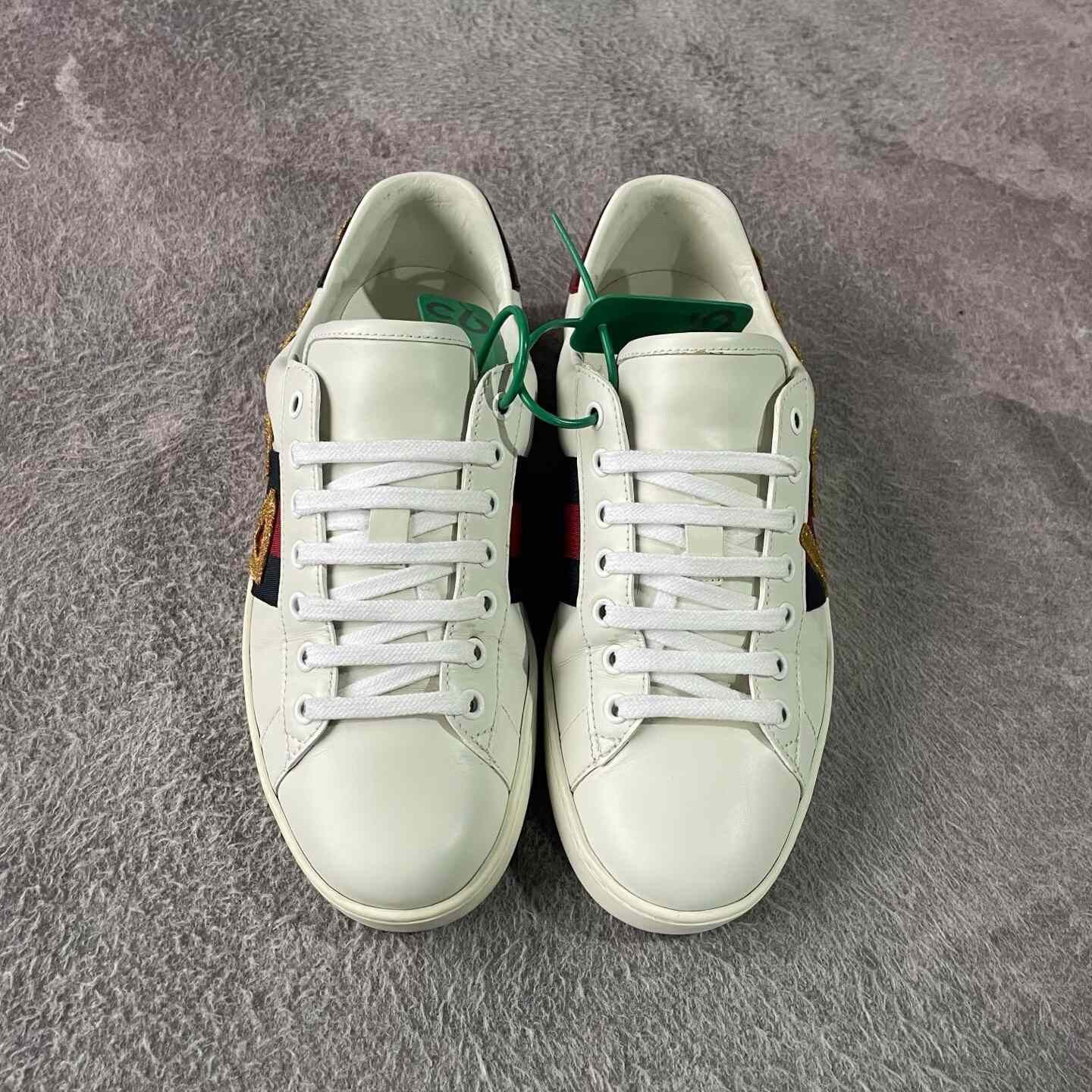 Gucci Gucci White Lowtop Sneakers 40 Men Size US 7.5 / EU 40-41 - 2 Thumbnail