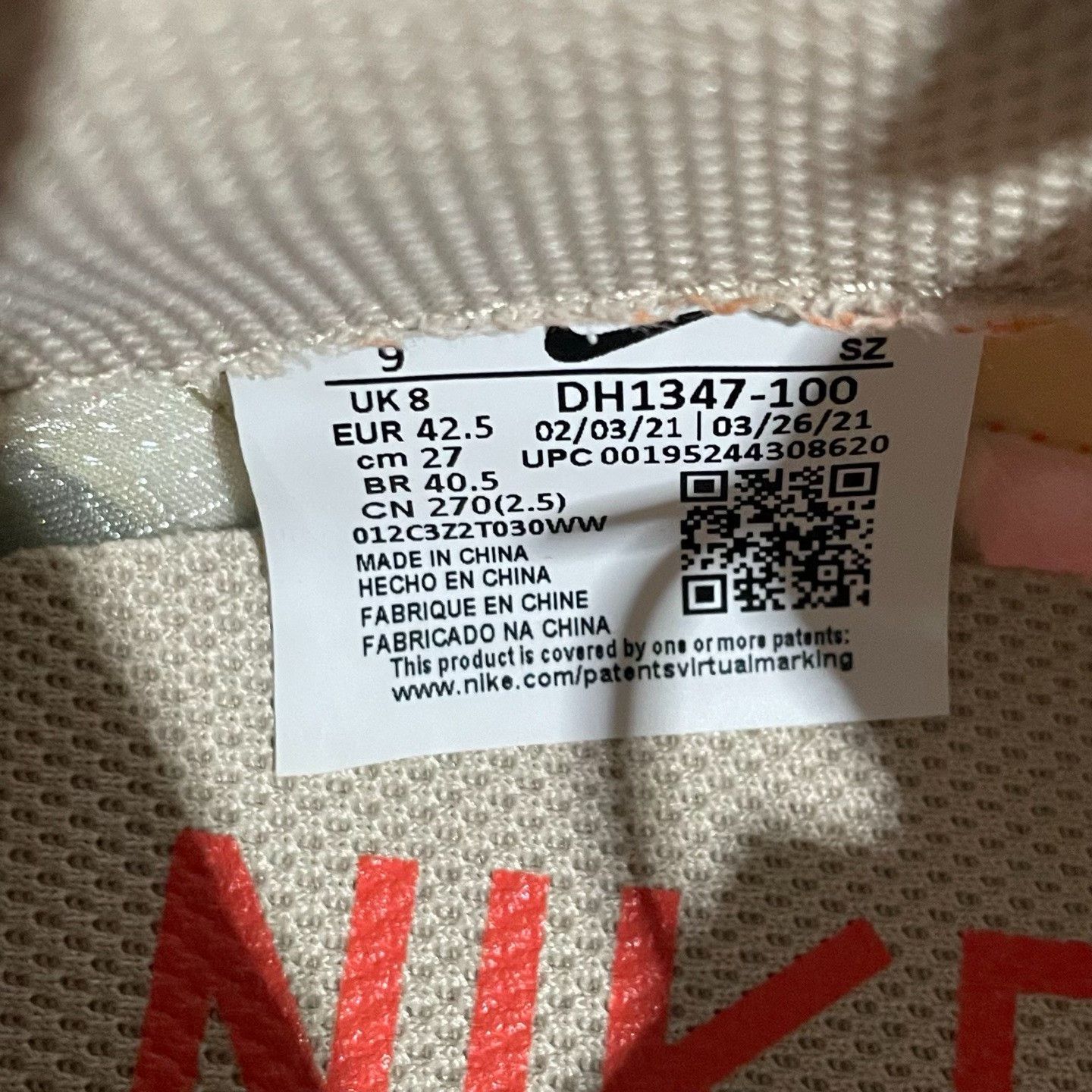 Nike Nike SACAI White Lowtop Sneakers 42 Men Size US 9 / EU 42 - 5 Thumbnail