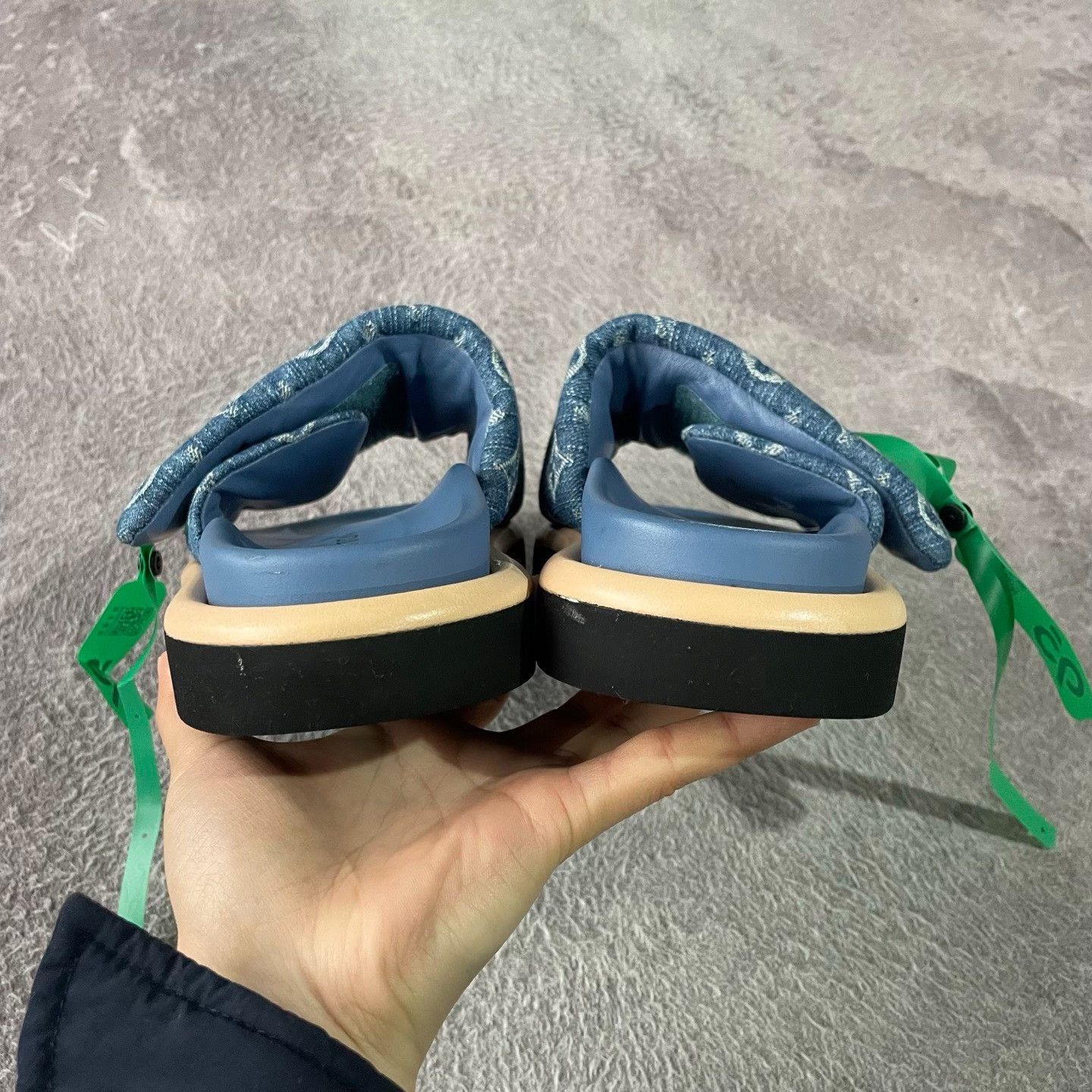 Louis Vuitton Louis Vuitton Blue Sandals 38 Women Size US 7.5 / IT 37.5 - 3 Thumbnail