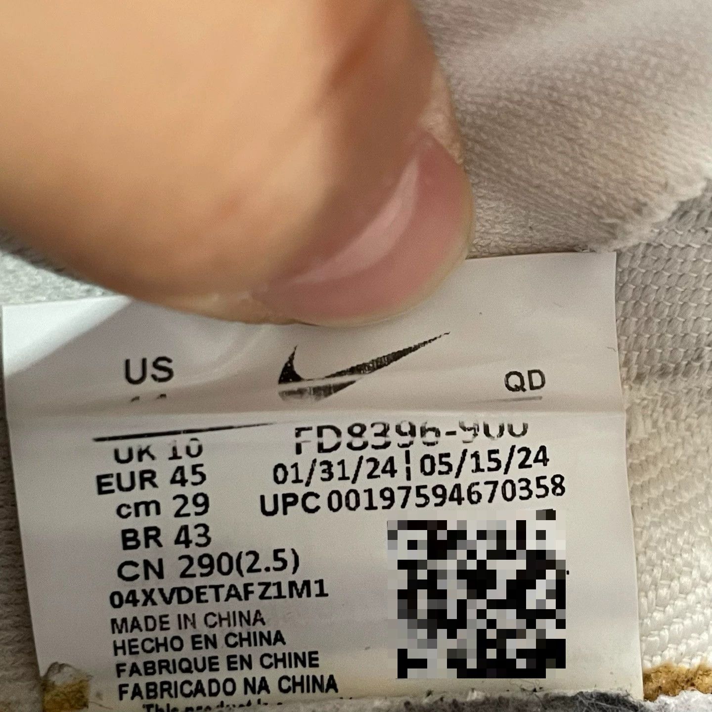Nike Nike ZOOM MAXFL Blue Hoodie 45 Men Size US L / EU 52-54 / 3 - 6 Thumbnail