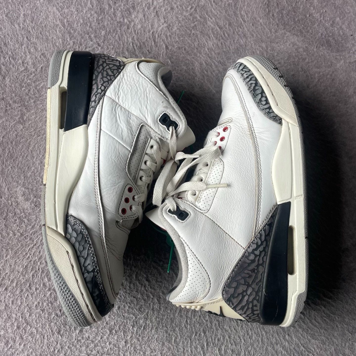 Nike Nike Distressed White Lowtop Sneakers 40 Men Size US 7.5 / EU 40-41 - 7 Thumbnail