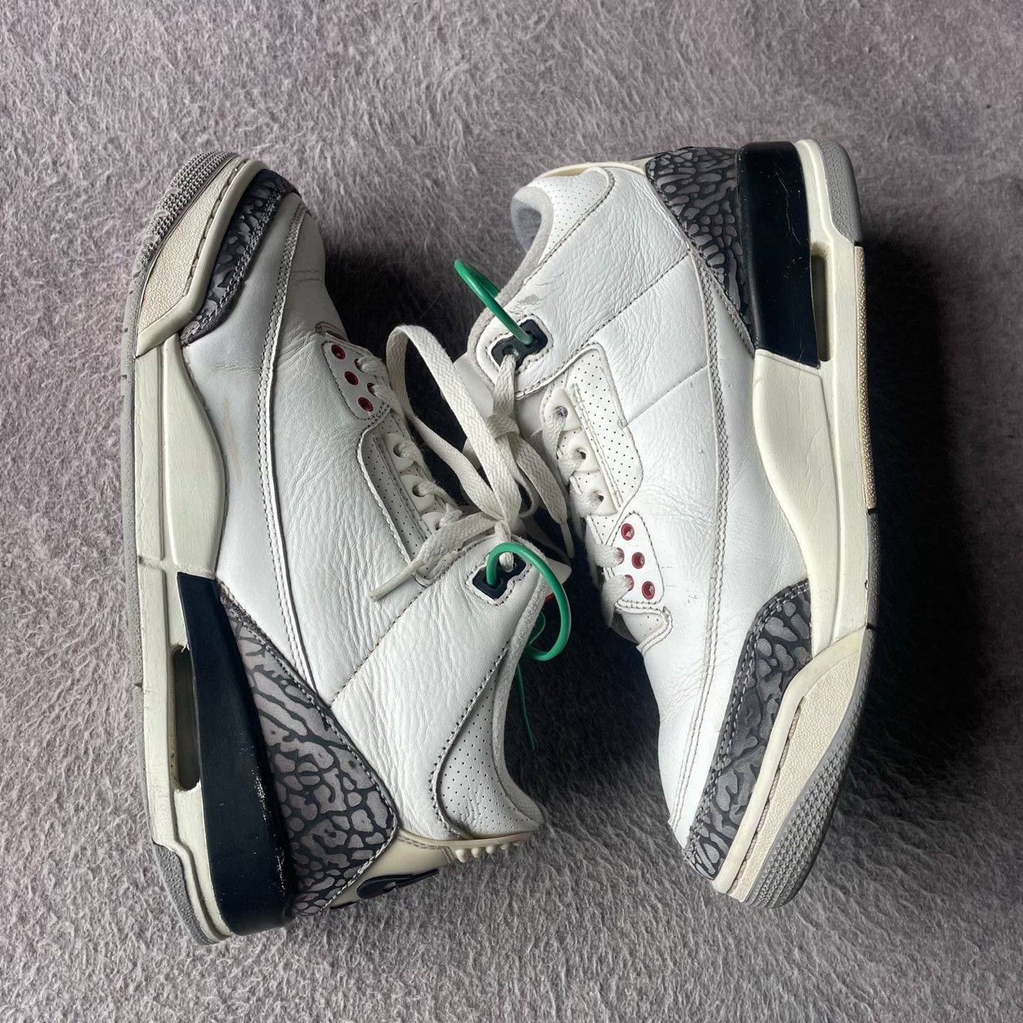 Nike Nike Distressed White Lowtop Sneakers 40 Men Size US 7.5 / EU 40-41 - 6 Thumbnail