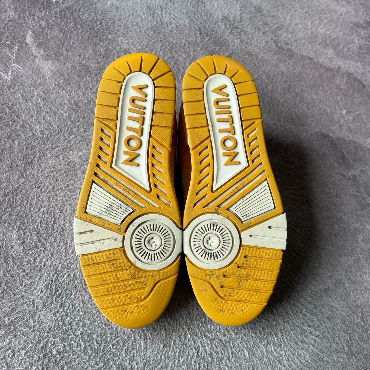 Louis Vuitton Louis Vuitton Training Denim Yellow Lowtop Sneakers 41 Men Size US 8.5 / EU 41-42 - 4 Thumbnail